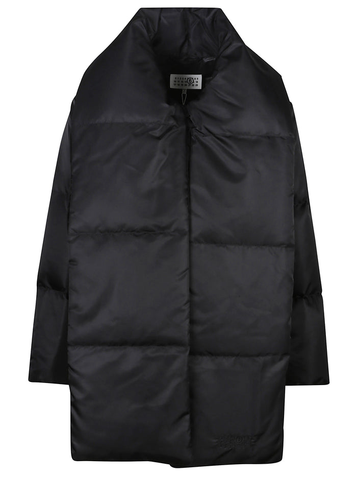 MM6 Maison Margiela Coats Black Polyamide