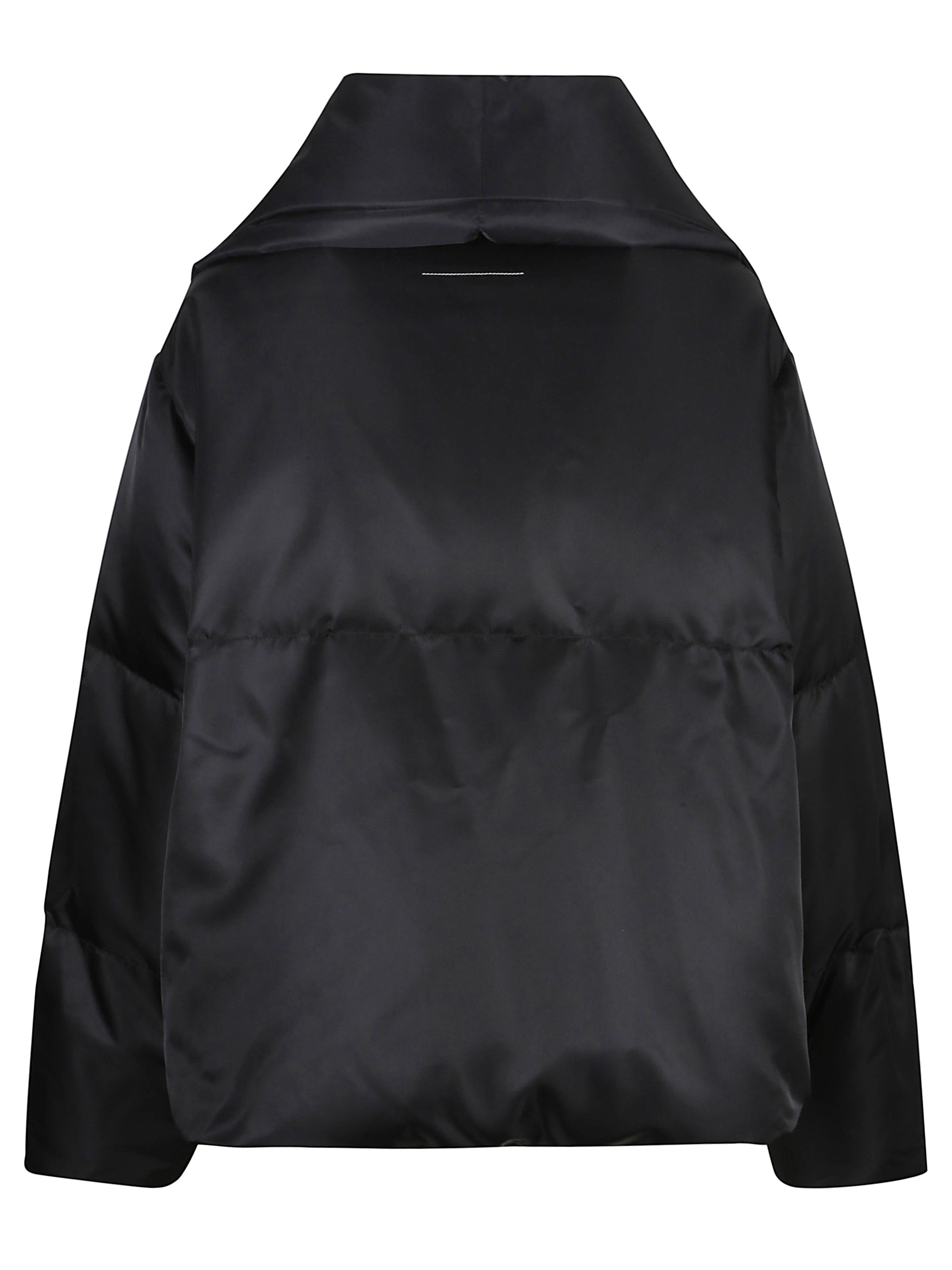 MM6 Maison Margiela Coats Black Polyamide
