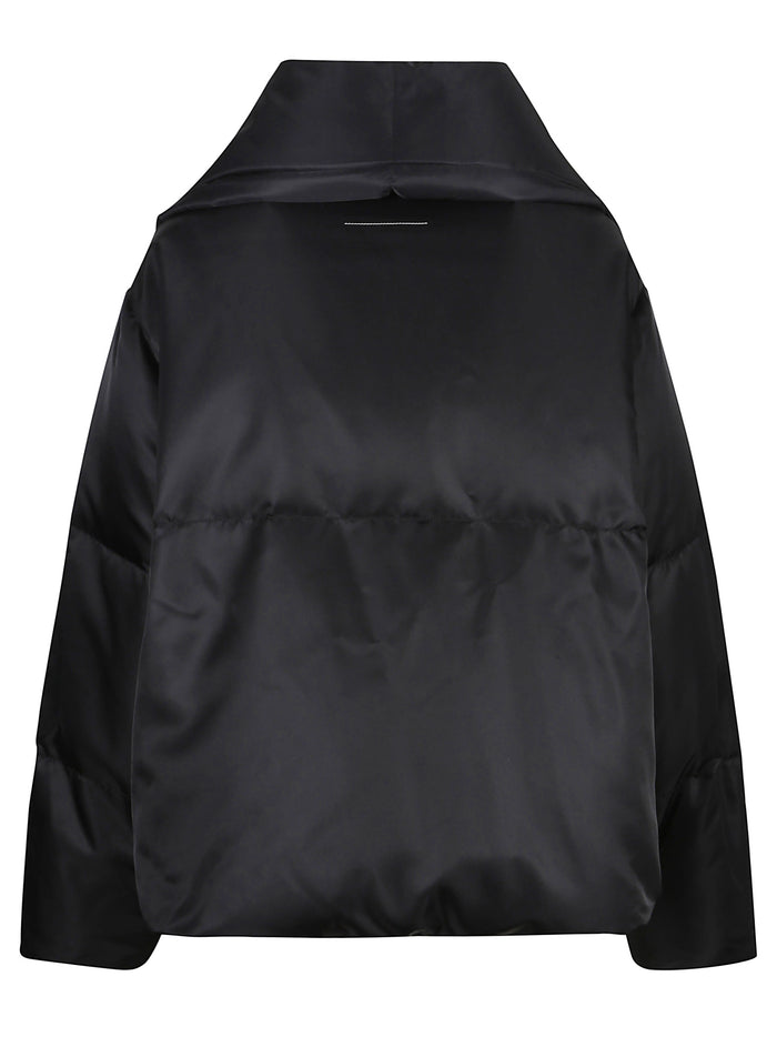 MM6 Maison Margiela Coats Black Polyamide