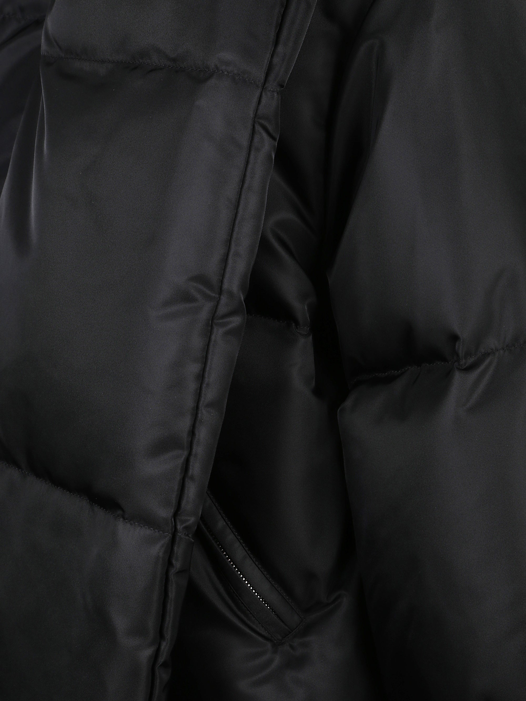 MM6 Maison Margiela Coats Black Polyamide