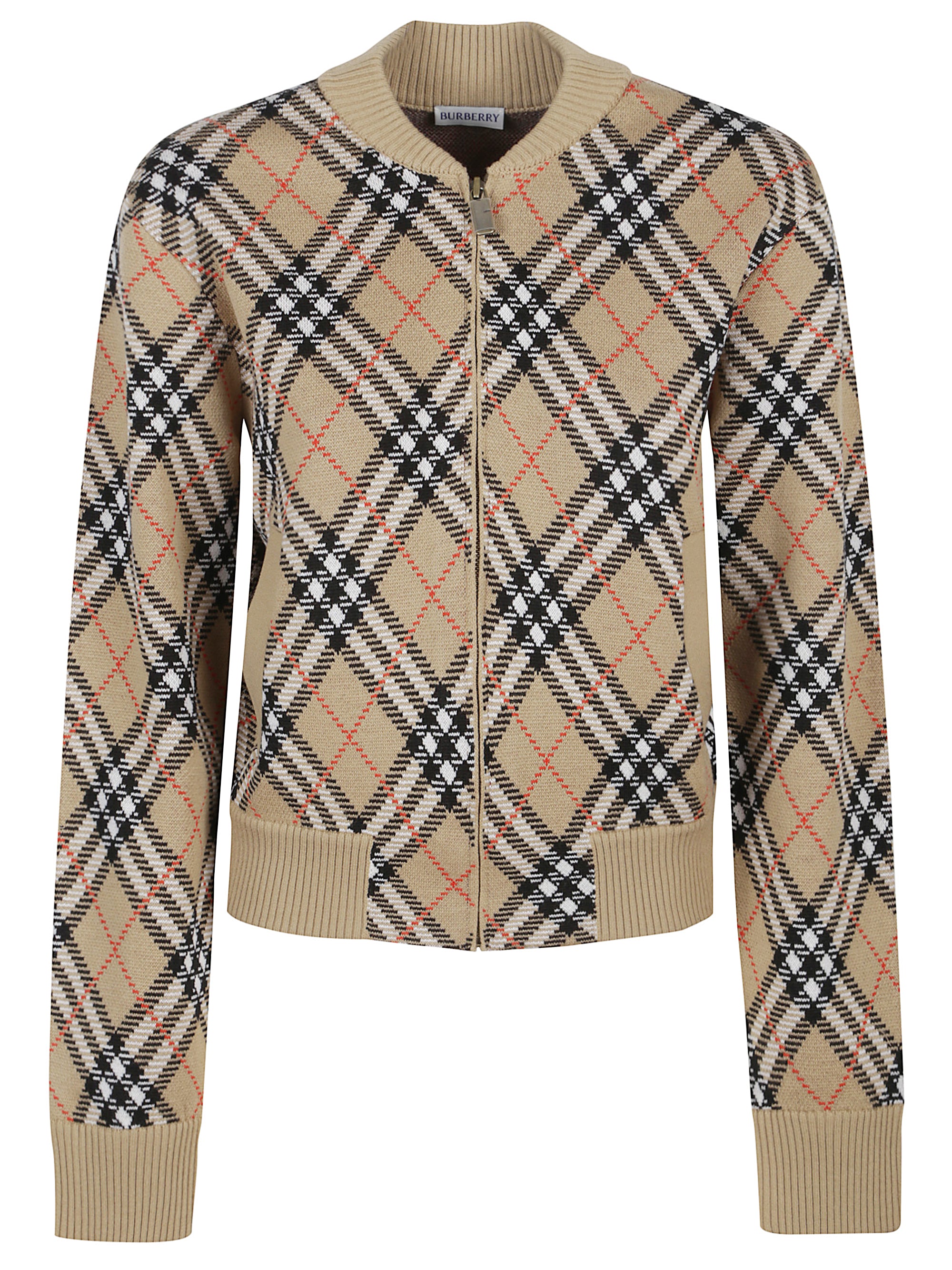 Burberry Sweaters Beige Wool Polyester