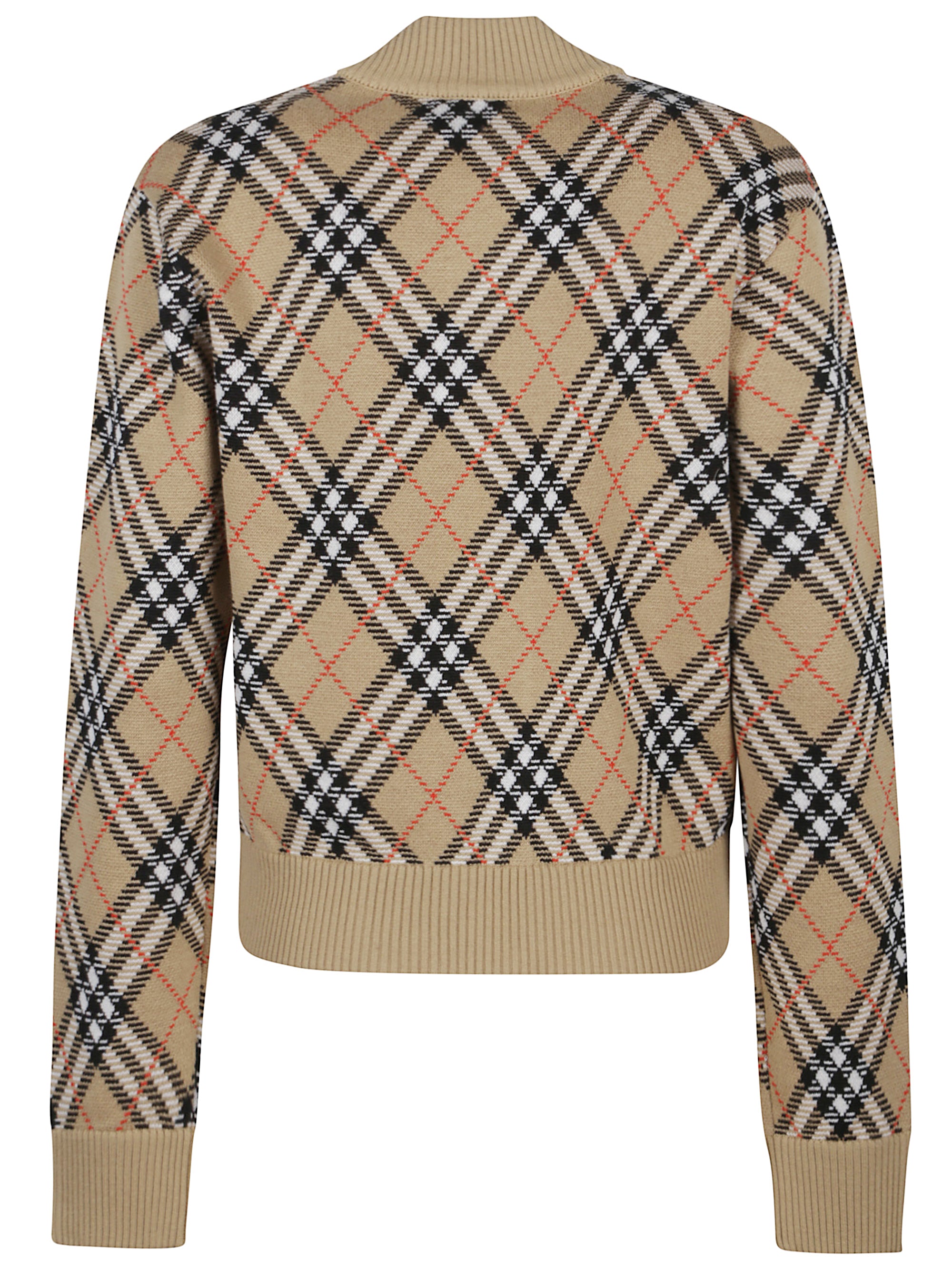 Burberry Sweaters Beige Wool Polyester