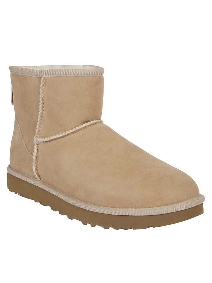 Ugg Boots Beige Leather Twinface