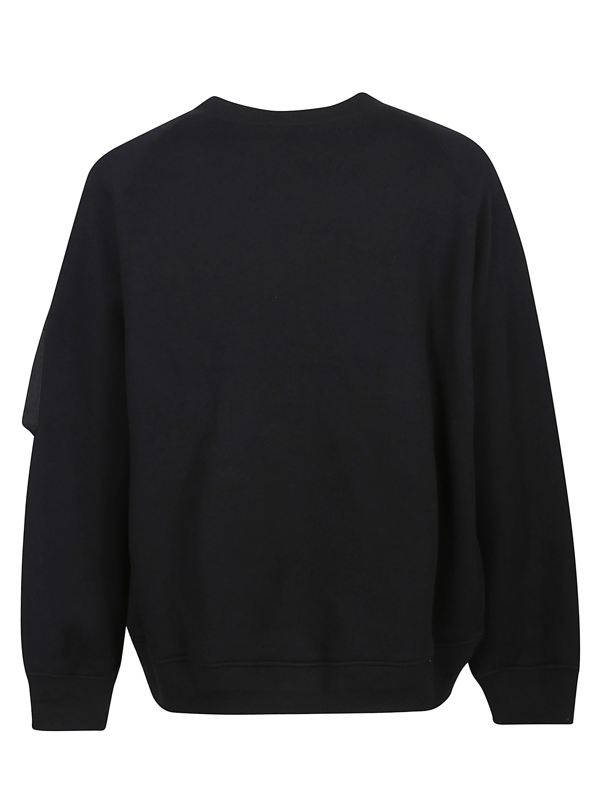 Sacai Sweaters Black Cotton Pe