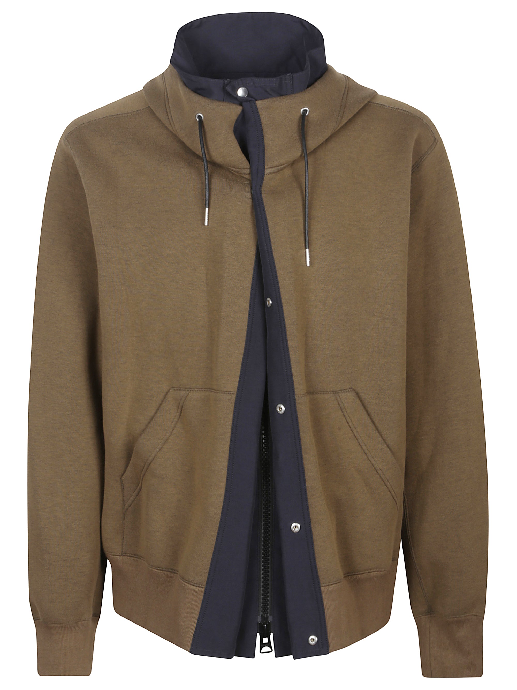Sacai Sweaters Beige Cotton Polyester