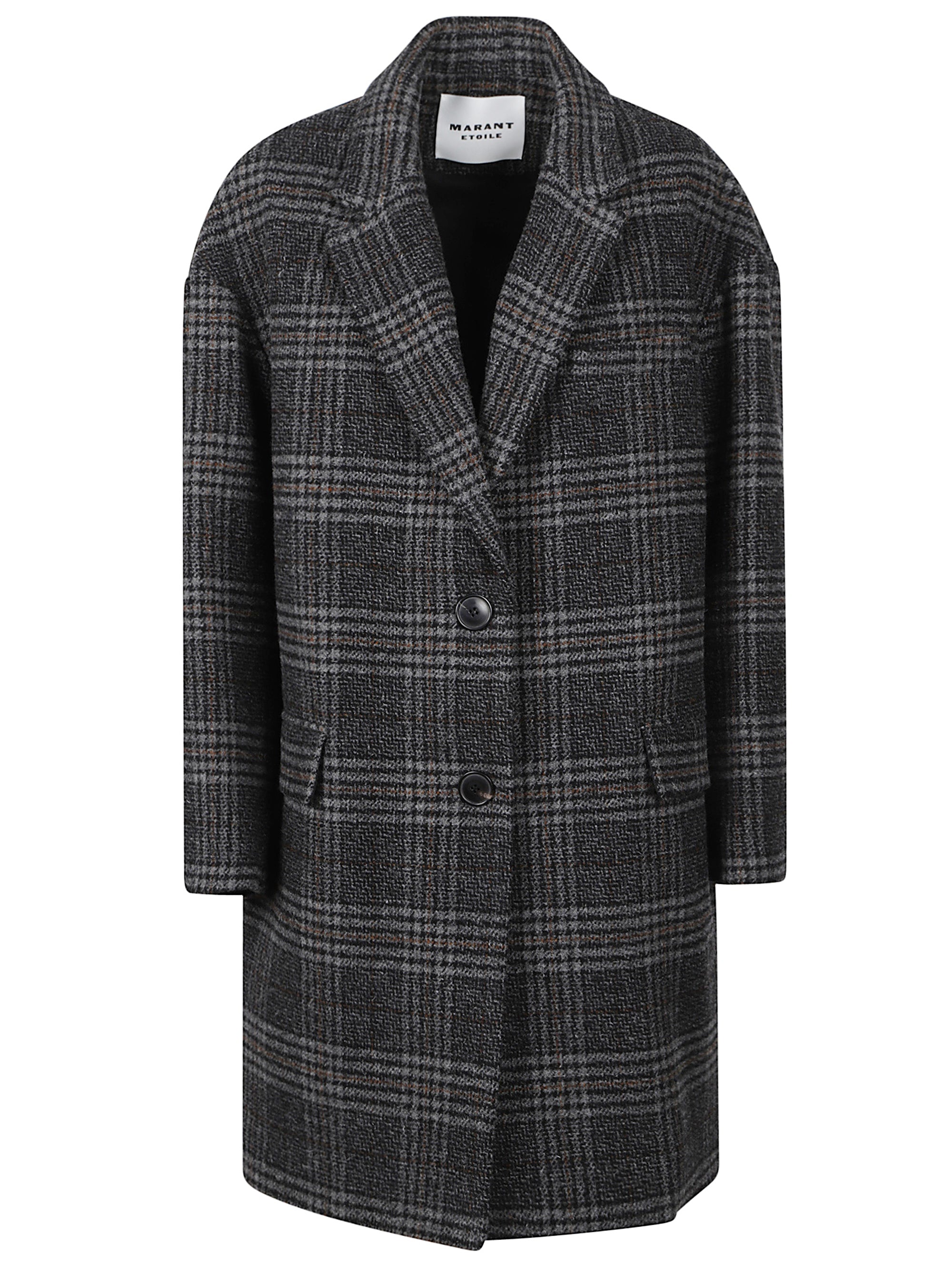 Marant Etoile Coats Grey Virgin Wool