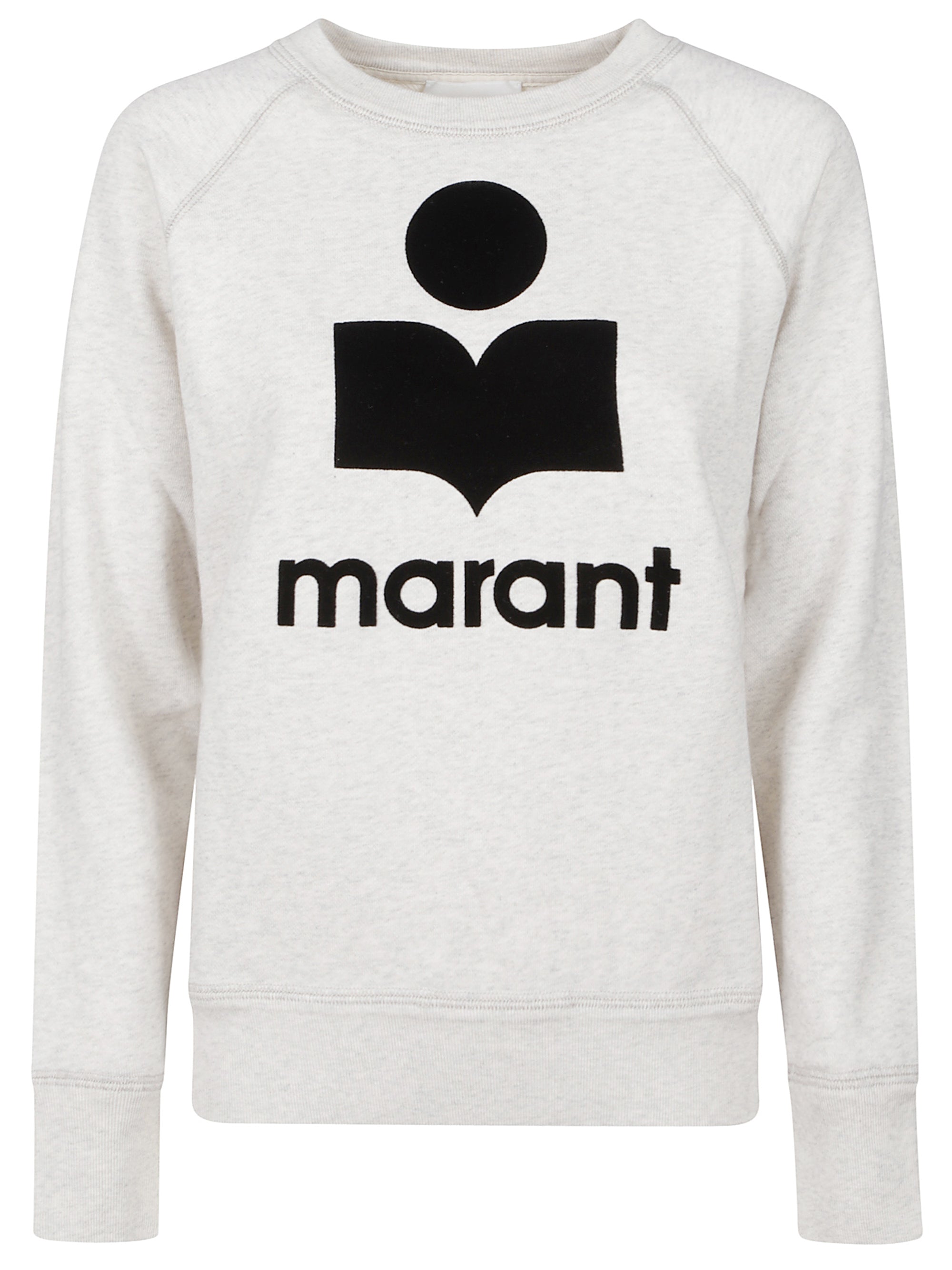 Marant Etoile Sweaters Grey Cotton Polyester