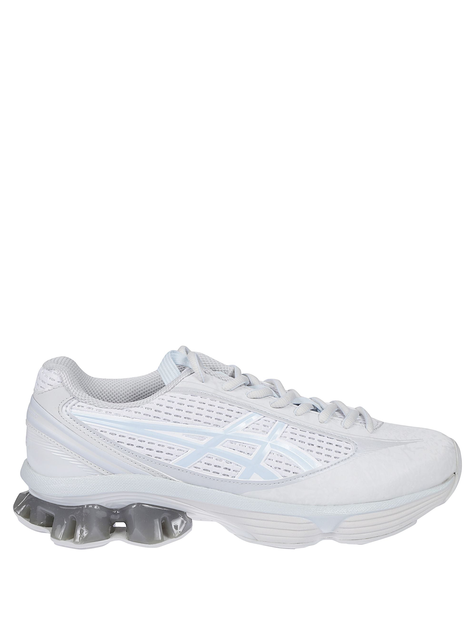 Asics Sneakers Silver Synthetic Leather