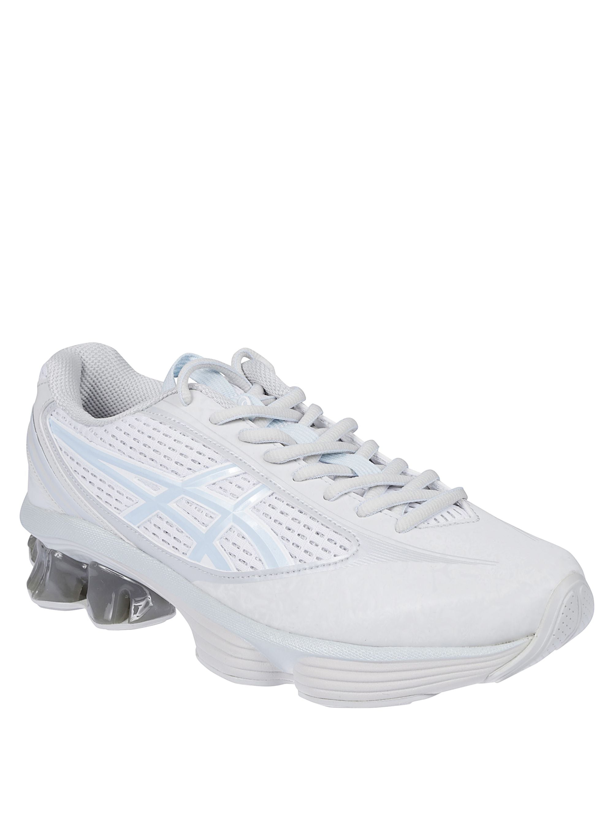 Asics Sneakers Silver Synthetic Leather