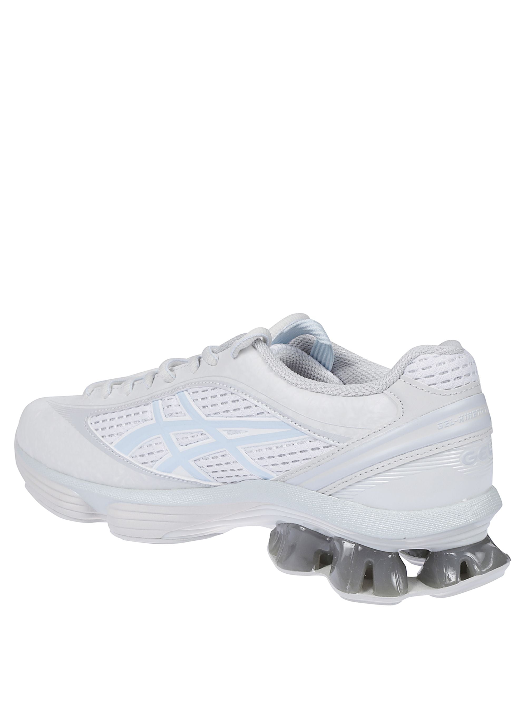 Asics Sneakers Silver Synthetic Leather