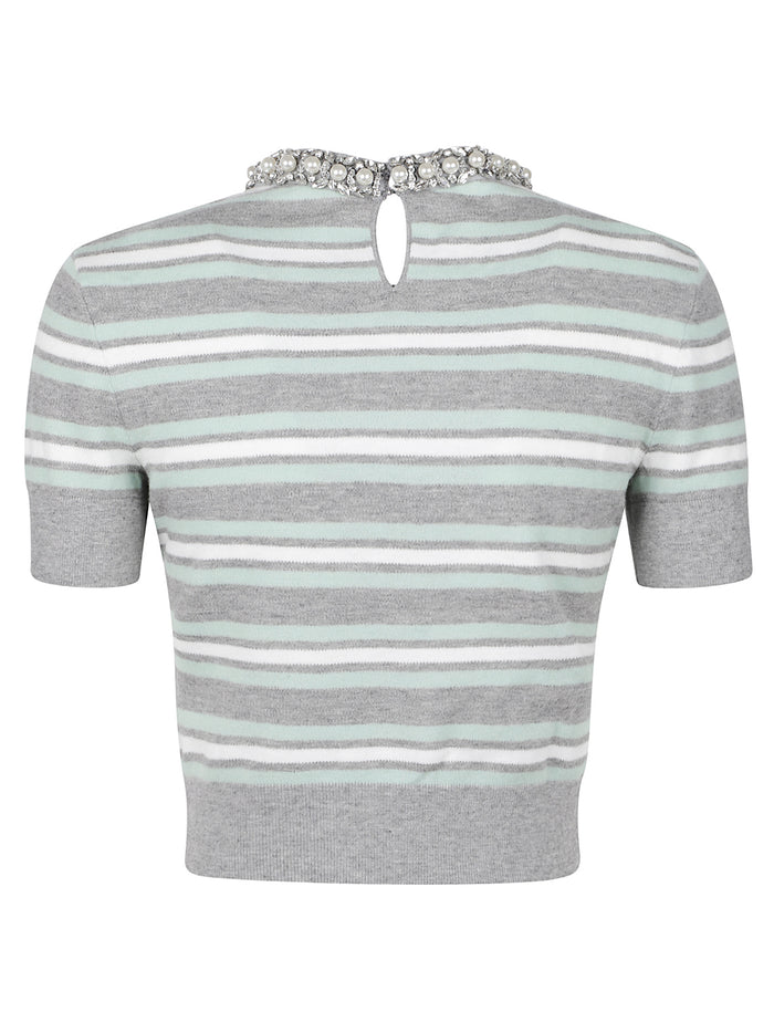 Self Portrait T-Shirts And Polos Grey Wo Co Wp