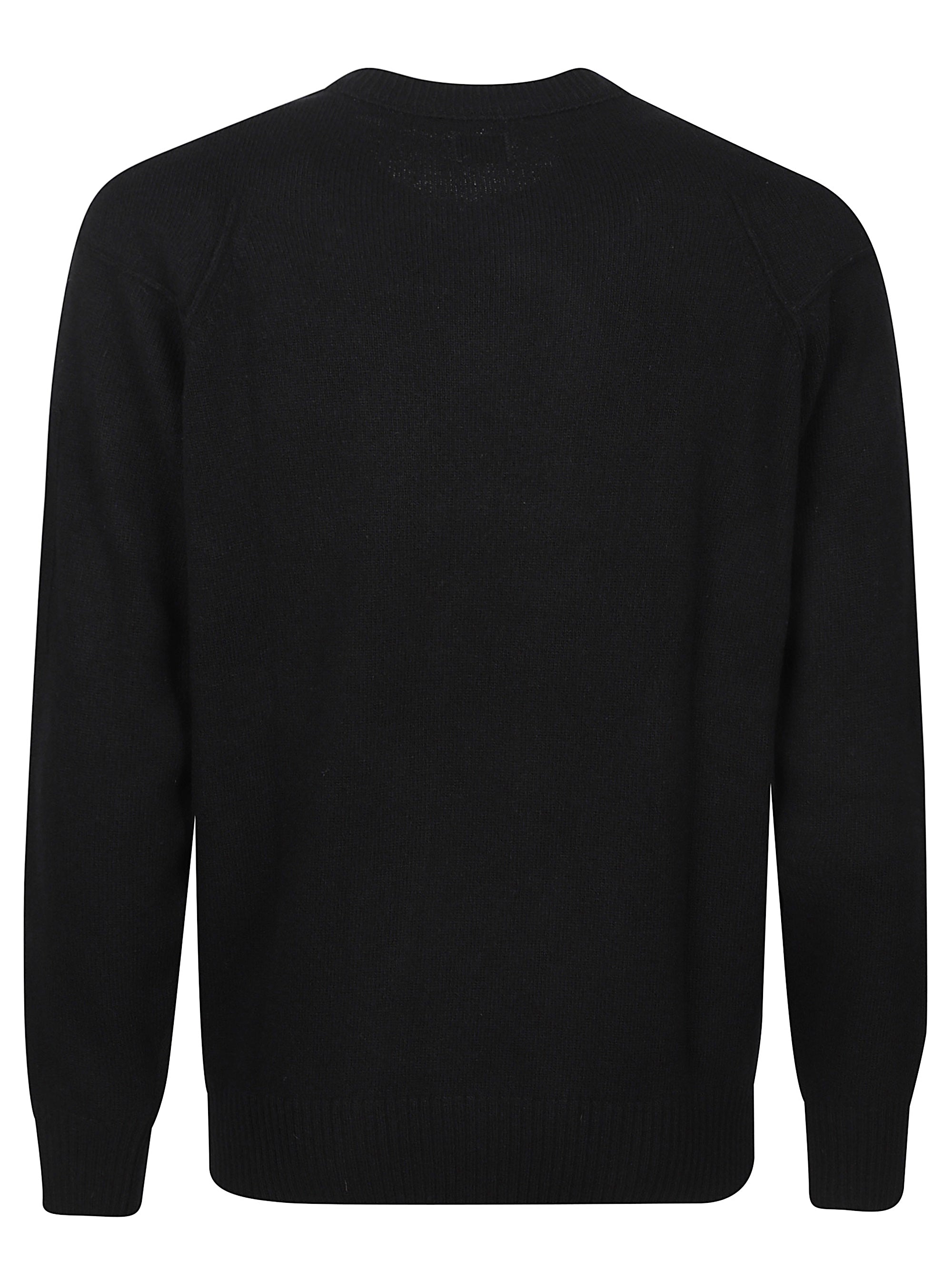 C.p. Company Sweaters Black Wool Polyamide