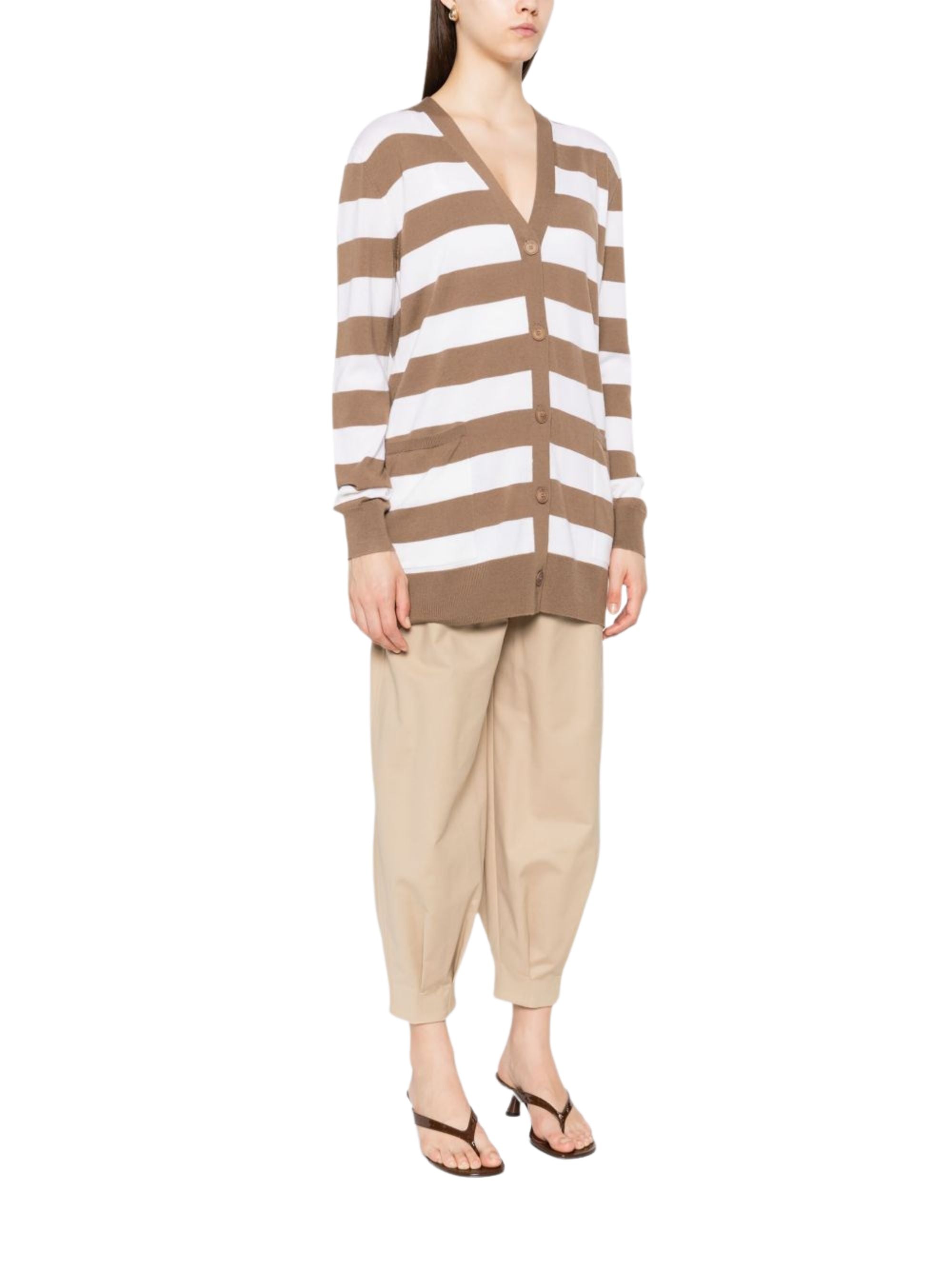 Max Mara Sweaters Beige Virgin Wool