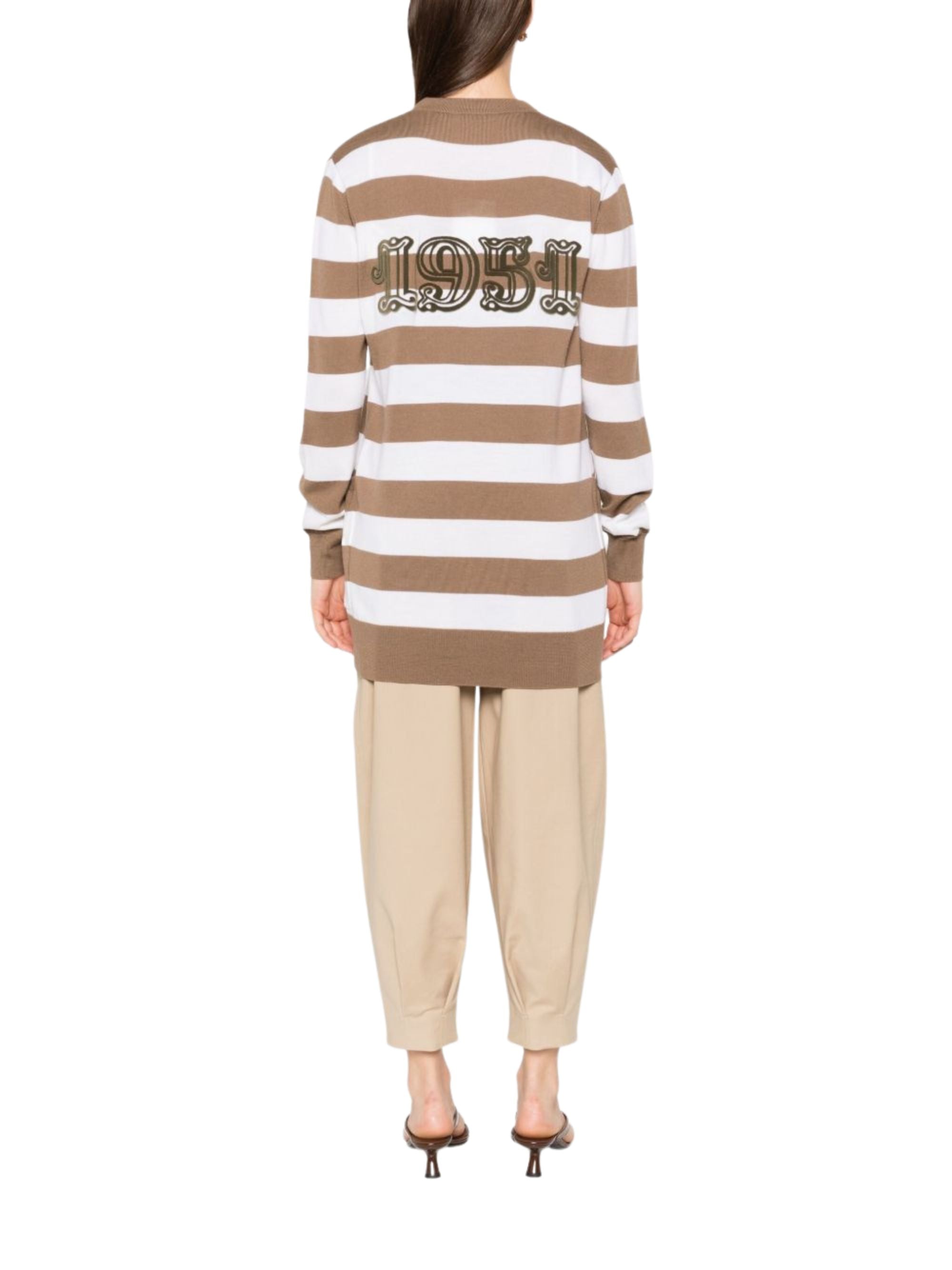 Max Mara Sweaters Beige Virgin Wool