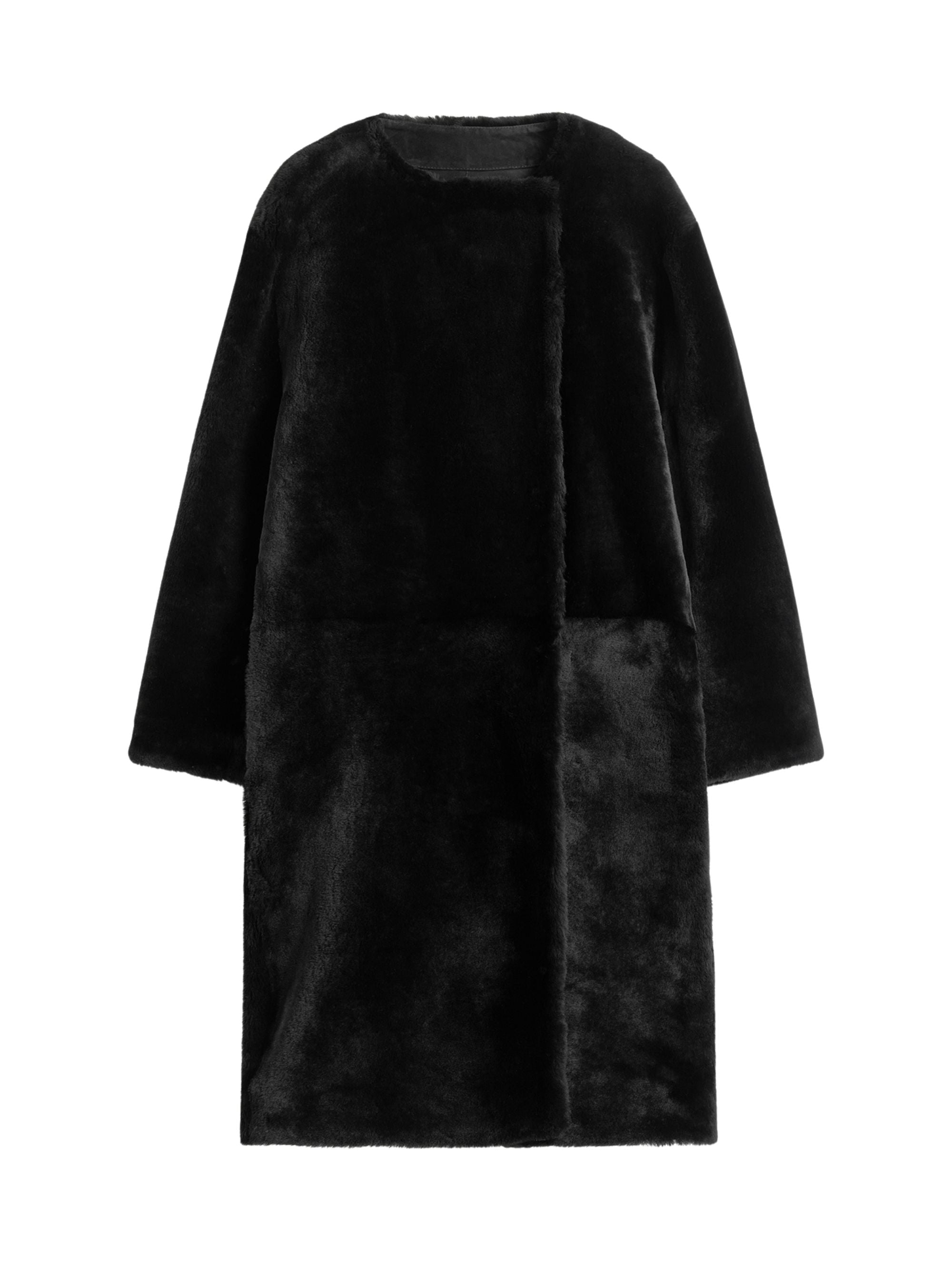 Toteme Coats Black Lamb Leather