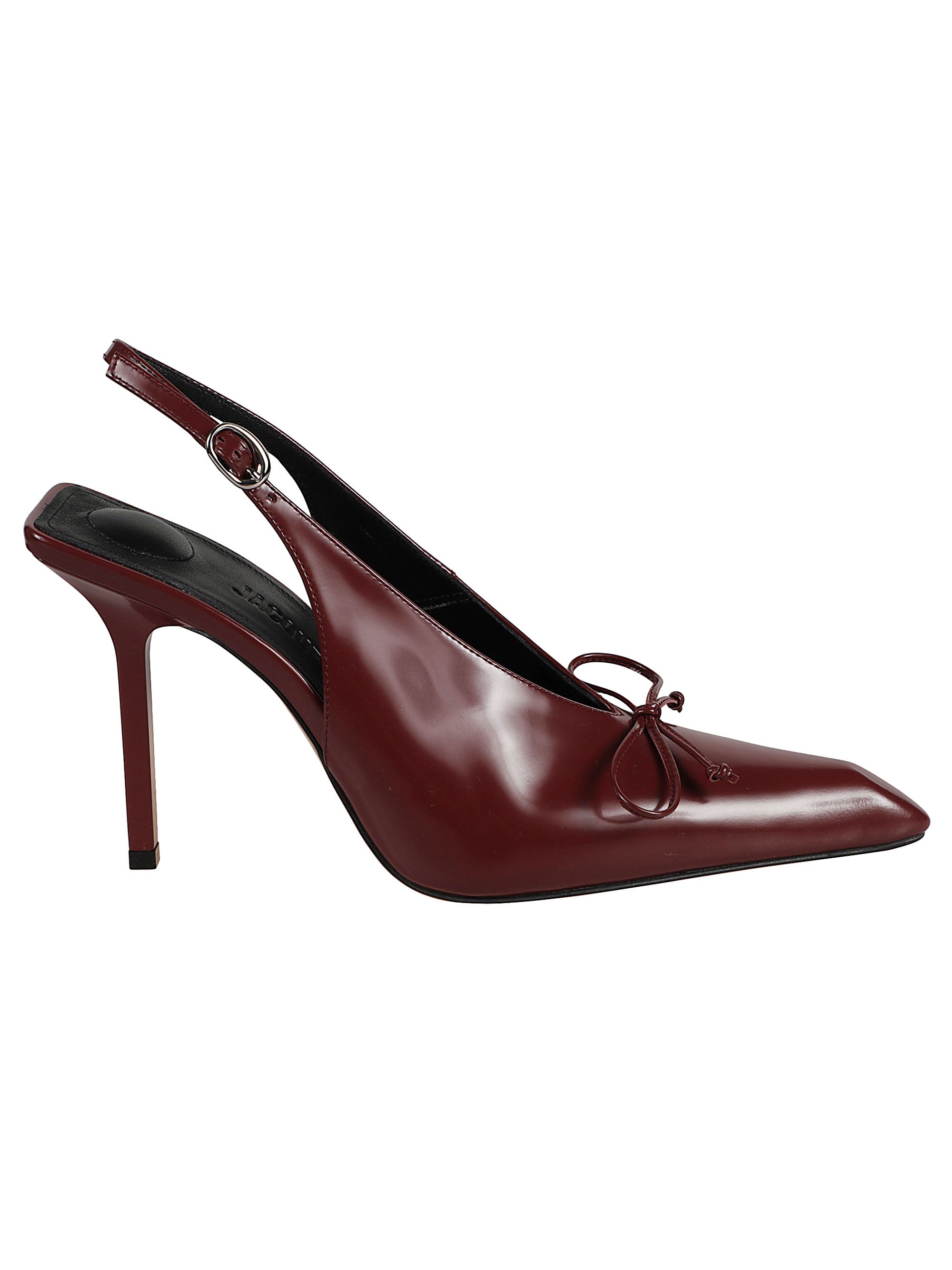 Jacquemus With Heel Bordeaux Lamb Leather