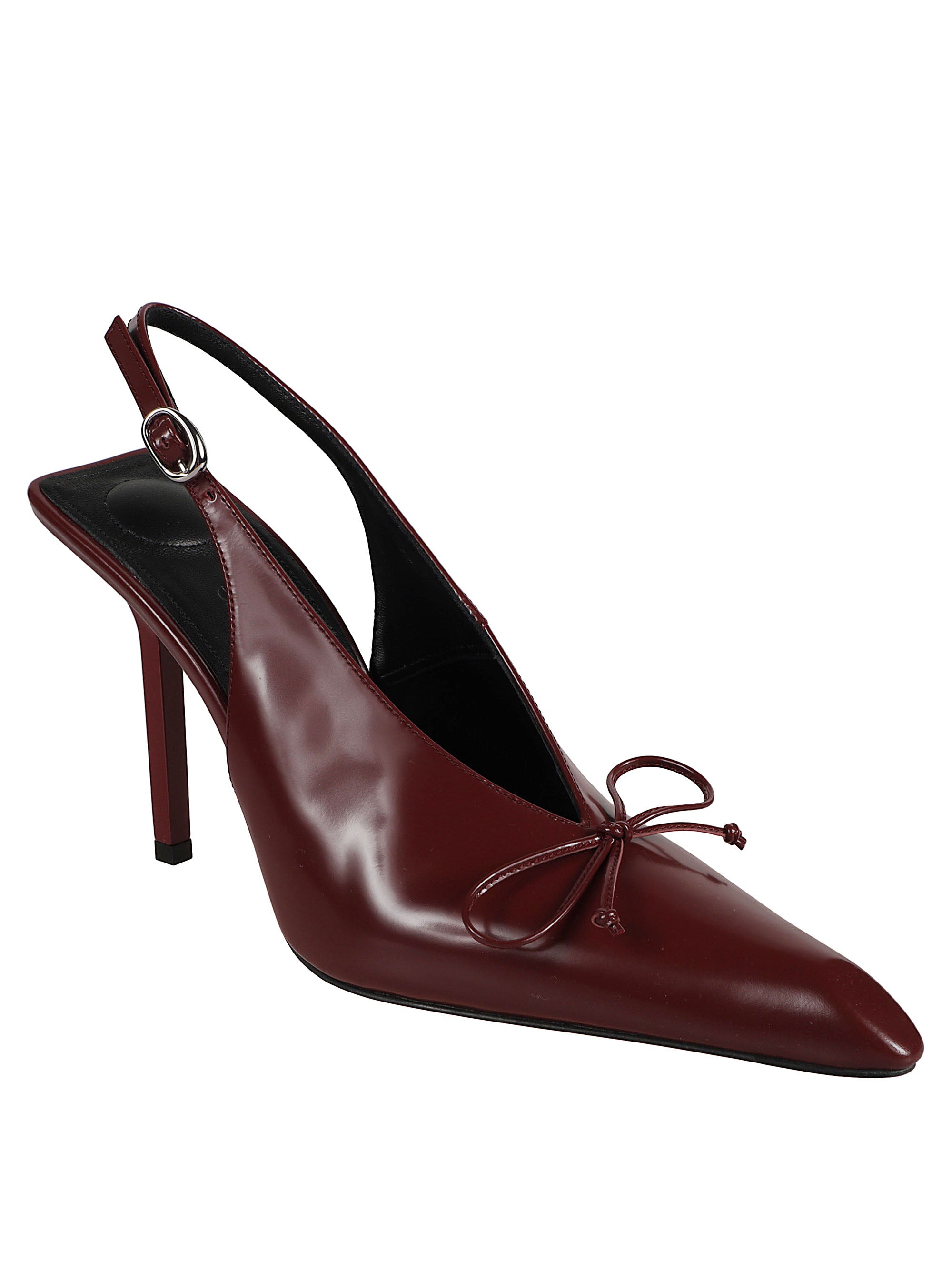 Jacquemus With Heel Bordeaux Lamb Leather