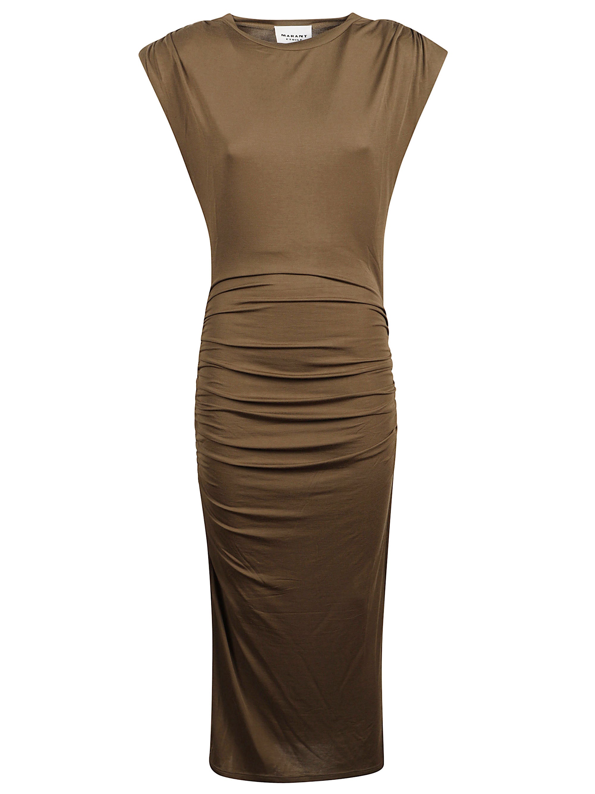 MARANT ETOILE Dresses Kaki Modal Elastane