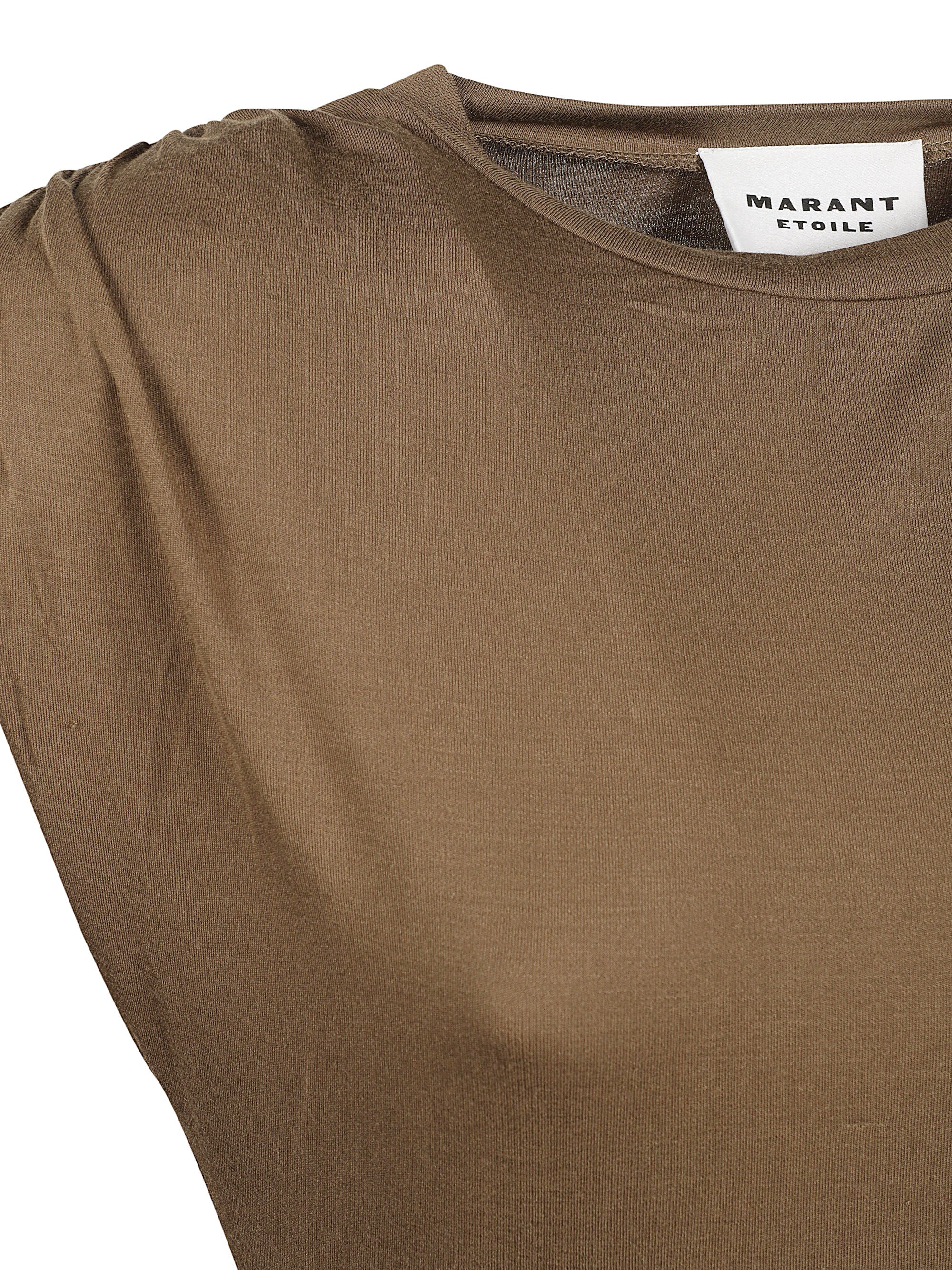 MARANT ETOILE Dresses Kaki Modal Elastane