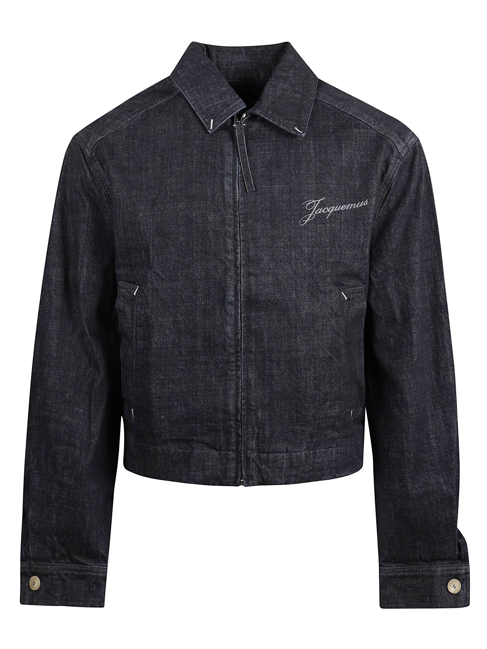 Jacquemus Coats Blue Polyester Cotton