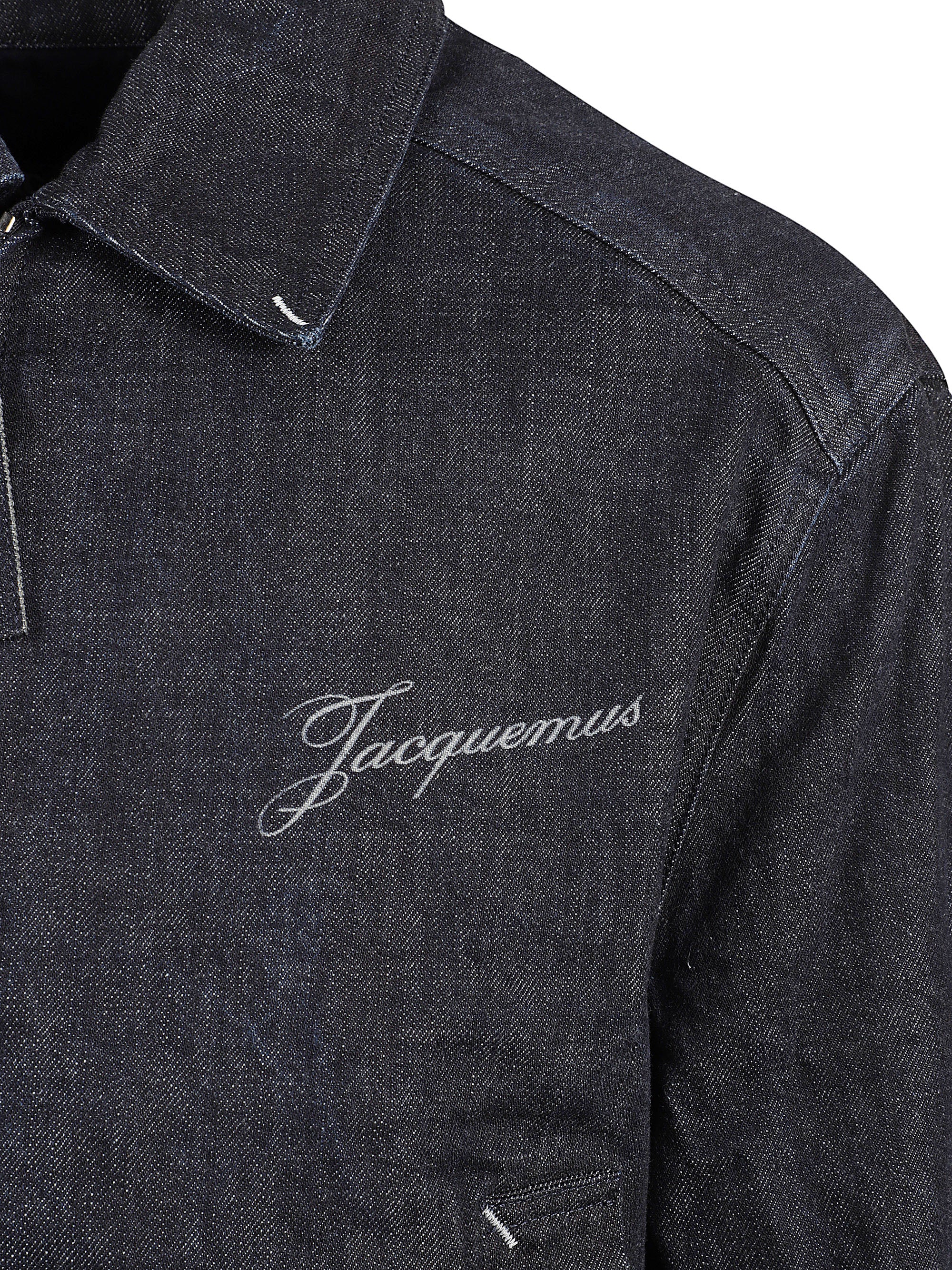 Jacquemus Coats Blue Polyester Cotton