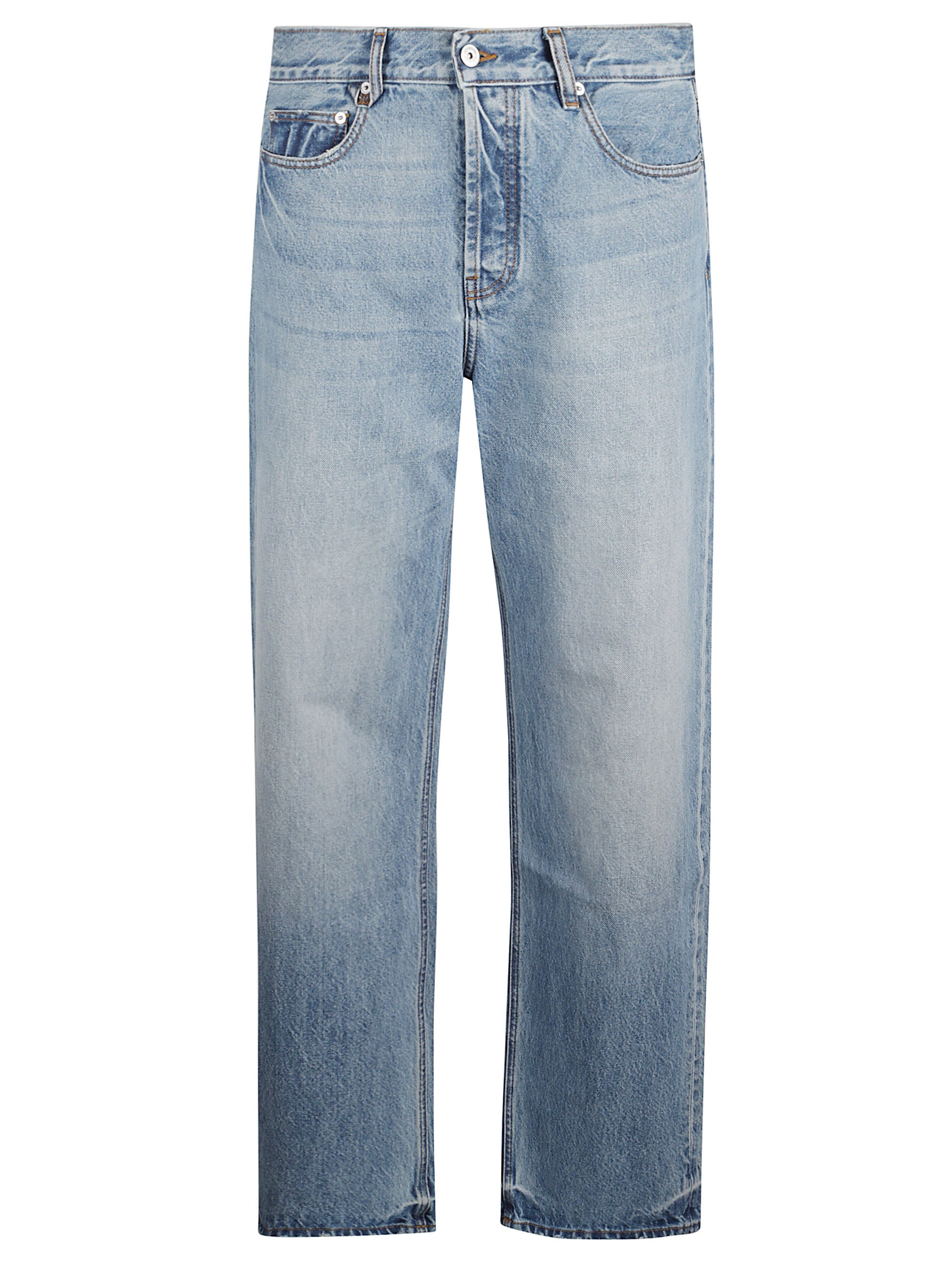 JACQUEMUS Trousers Blue Cotton