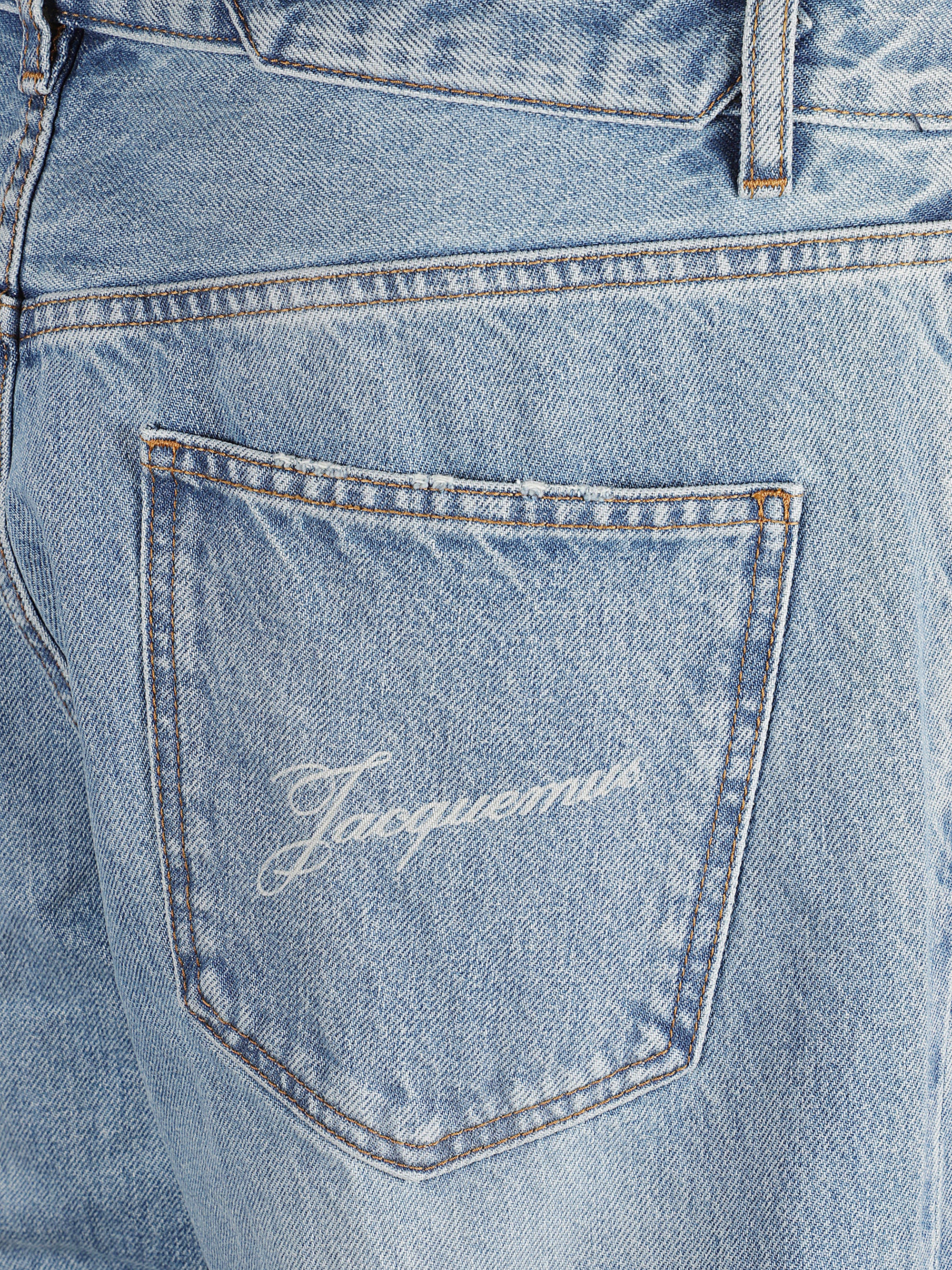 JACQUEMUS Trousers Blue Cotton