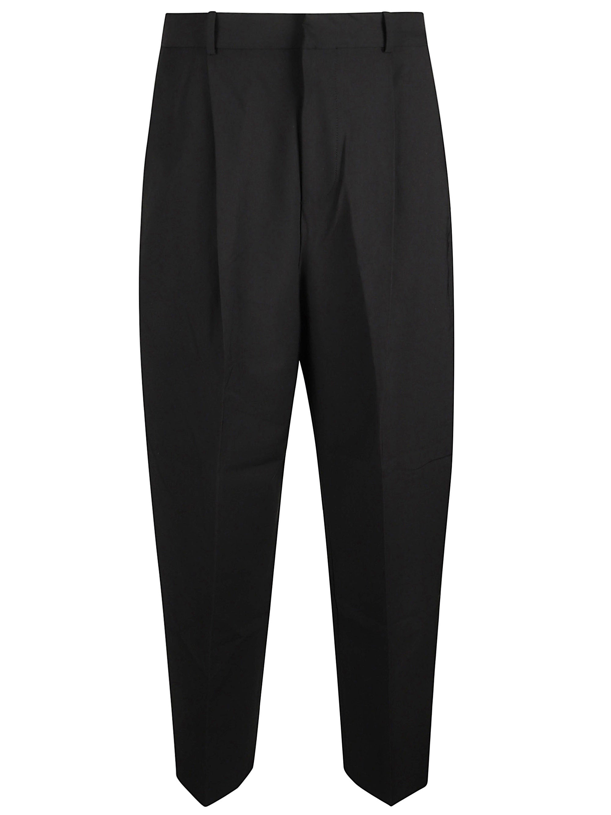 Jacquemus Trousers Black Cotton Polyester