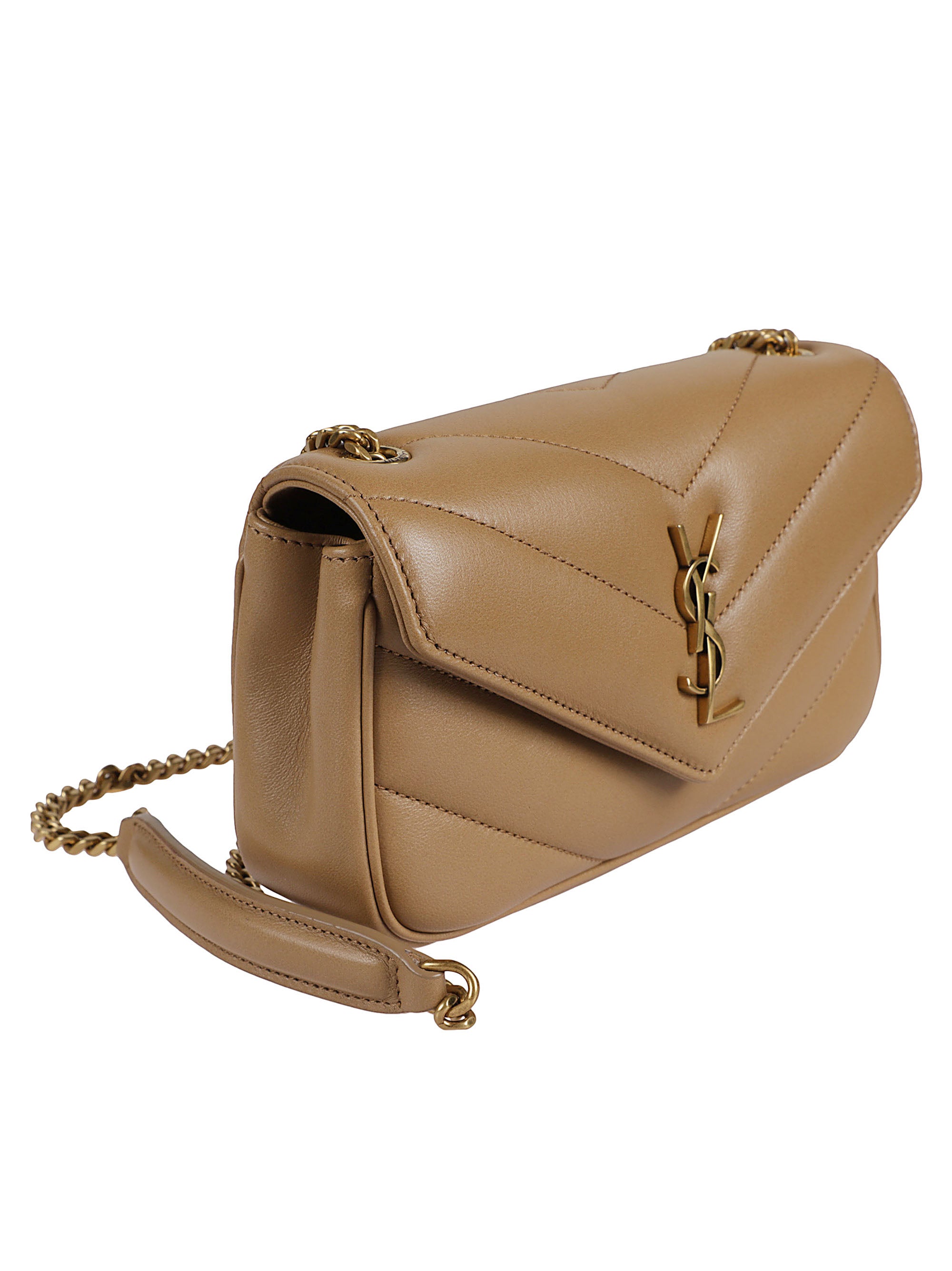 Saint Laurent Bags Beige Lamb