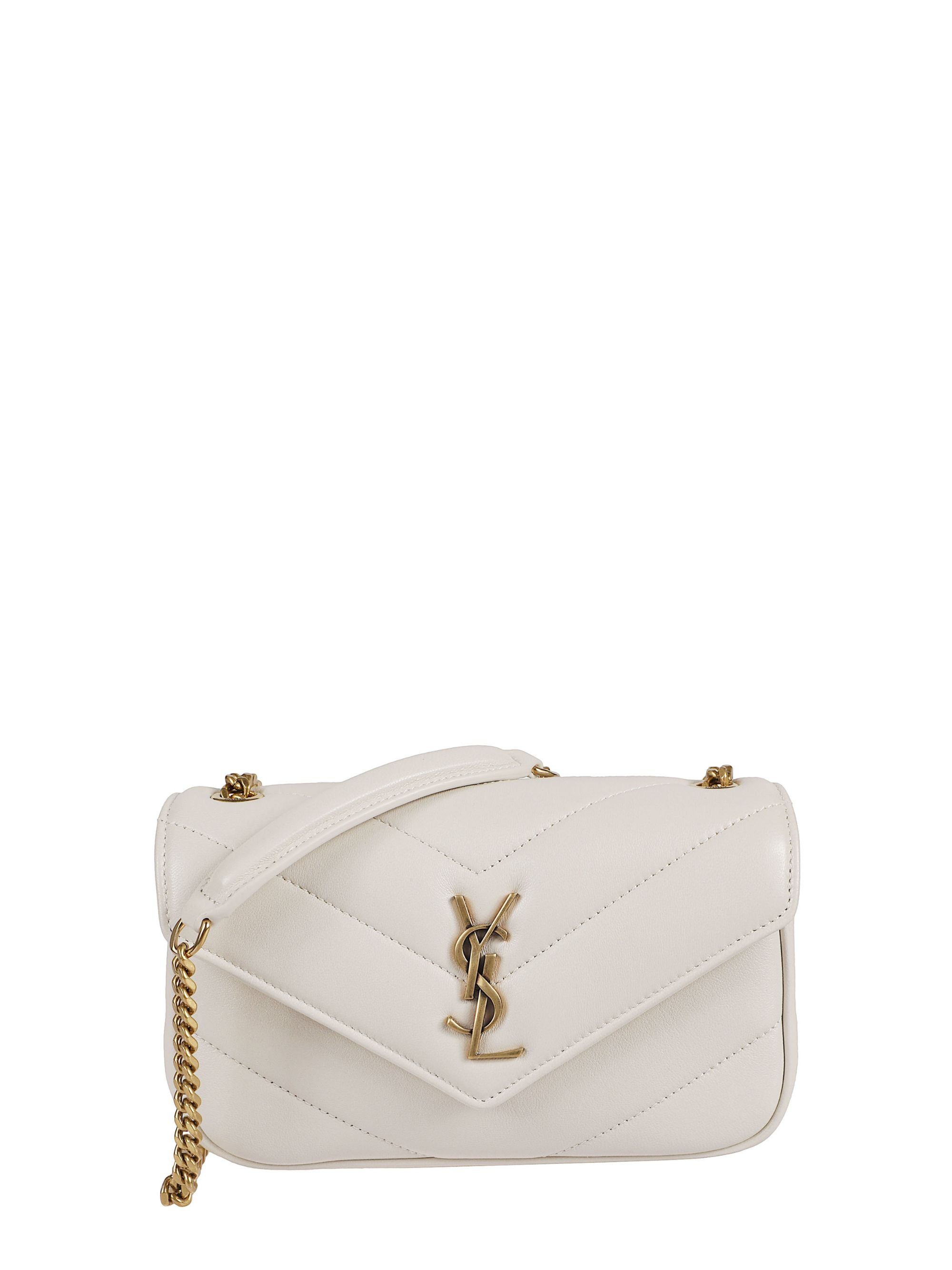 Saint Laurent Bags White Lamb