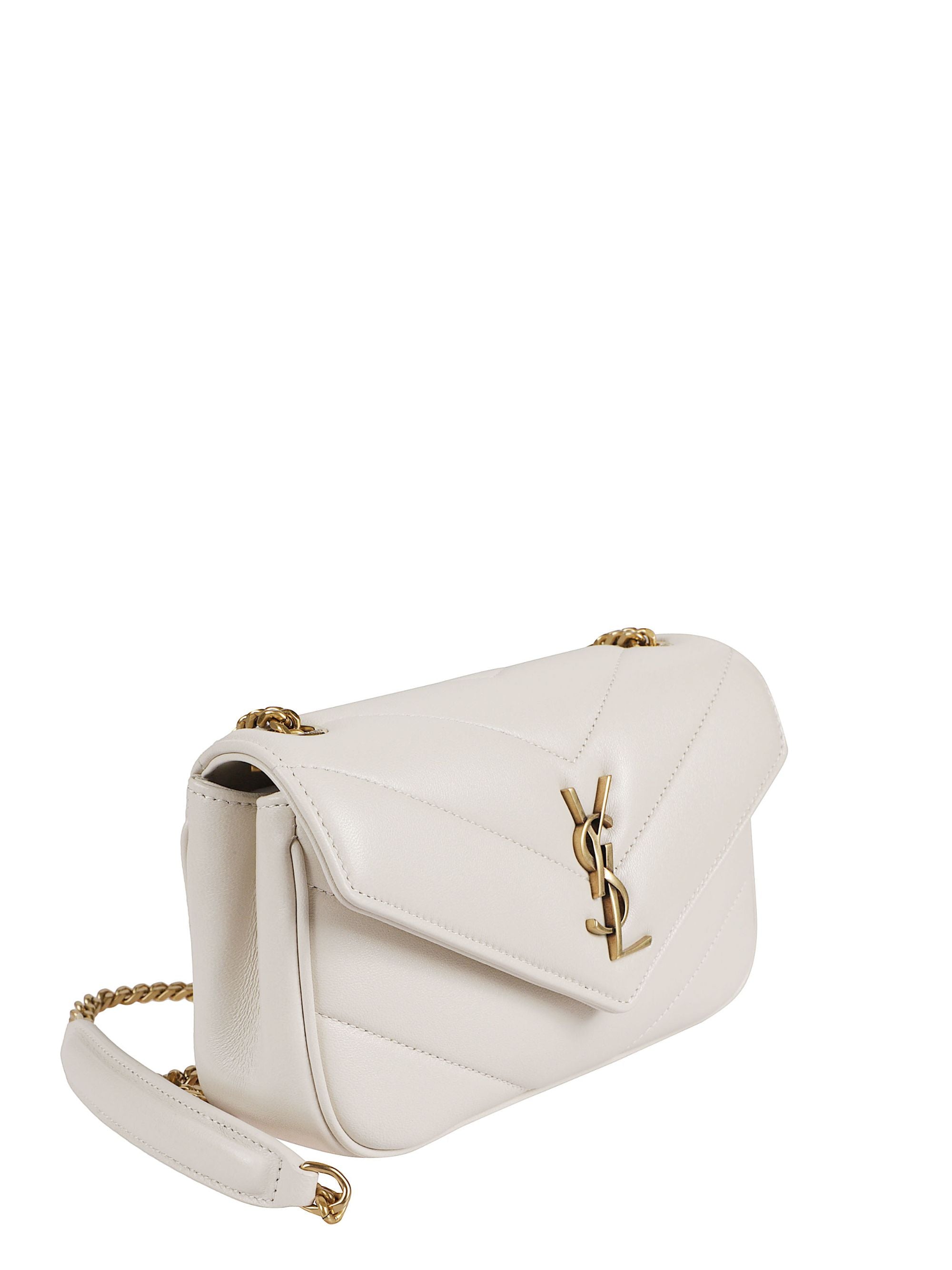 Saint Laurent Bags White Lamb
