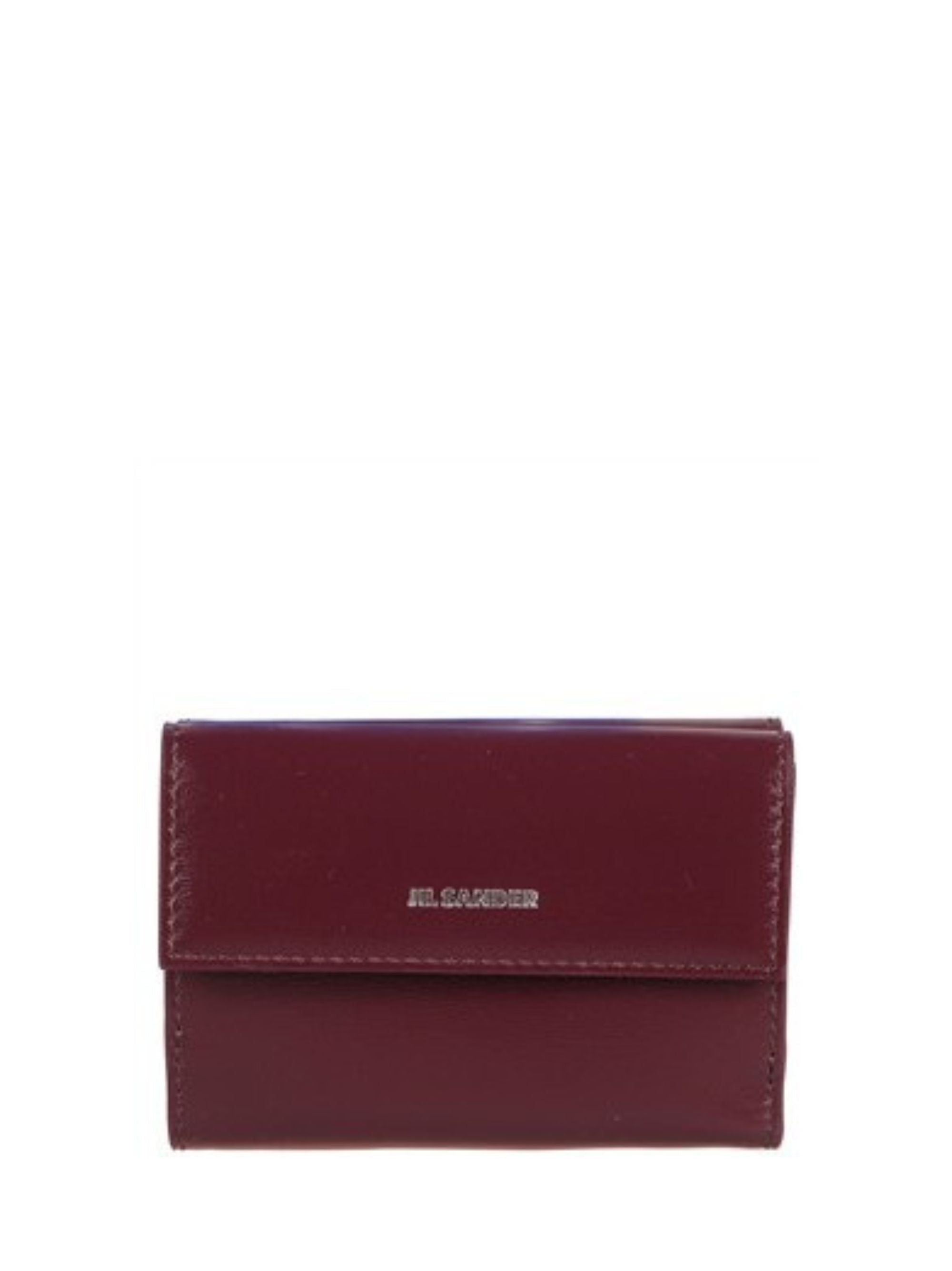 Jil Sander Wallets Red Calf Leather