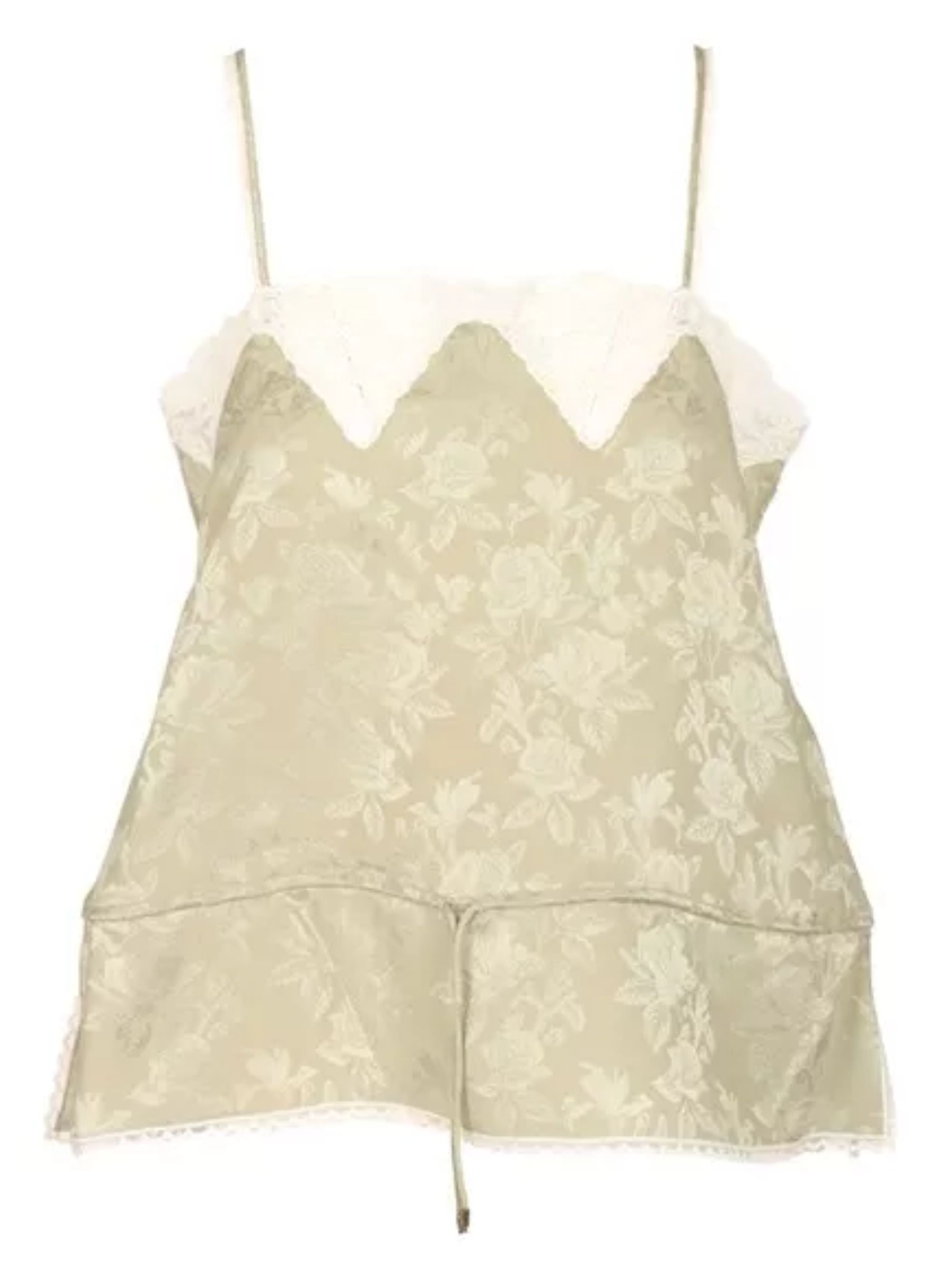 Chloè Top Green Silk