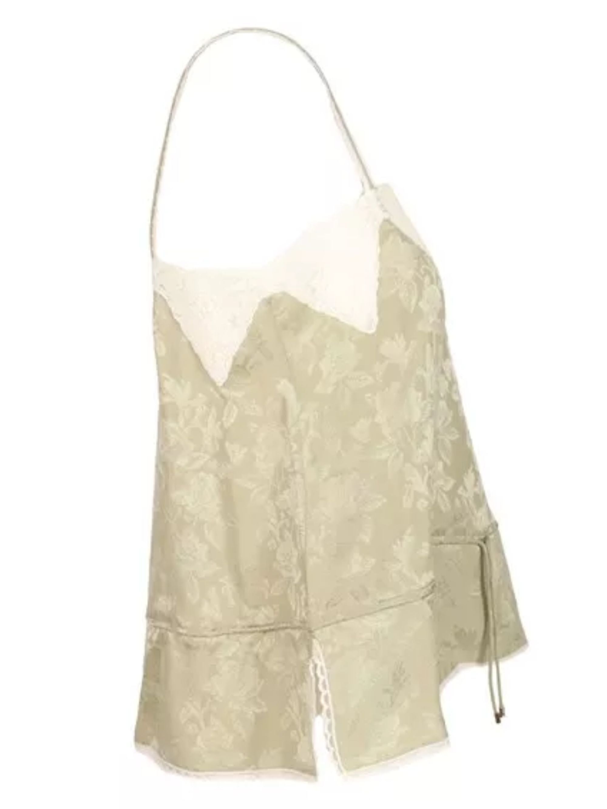 Chloè Top Green Silk
