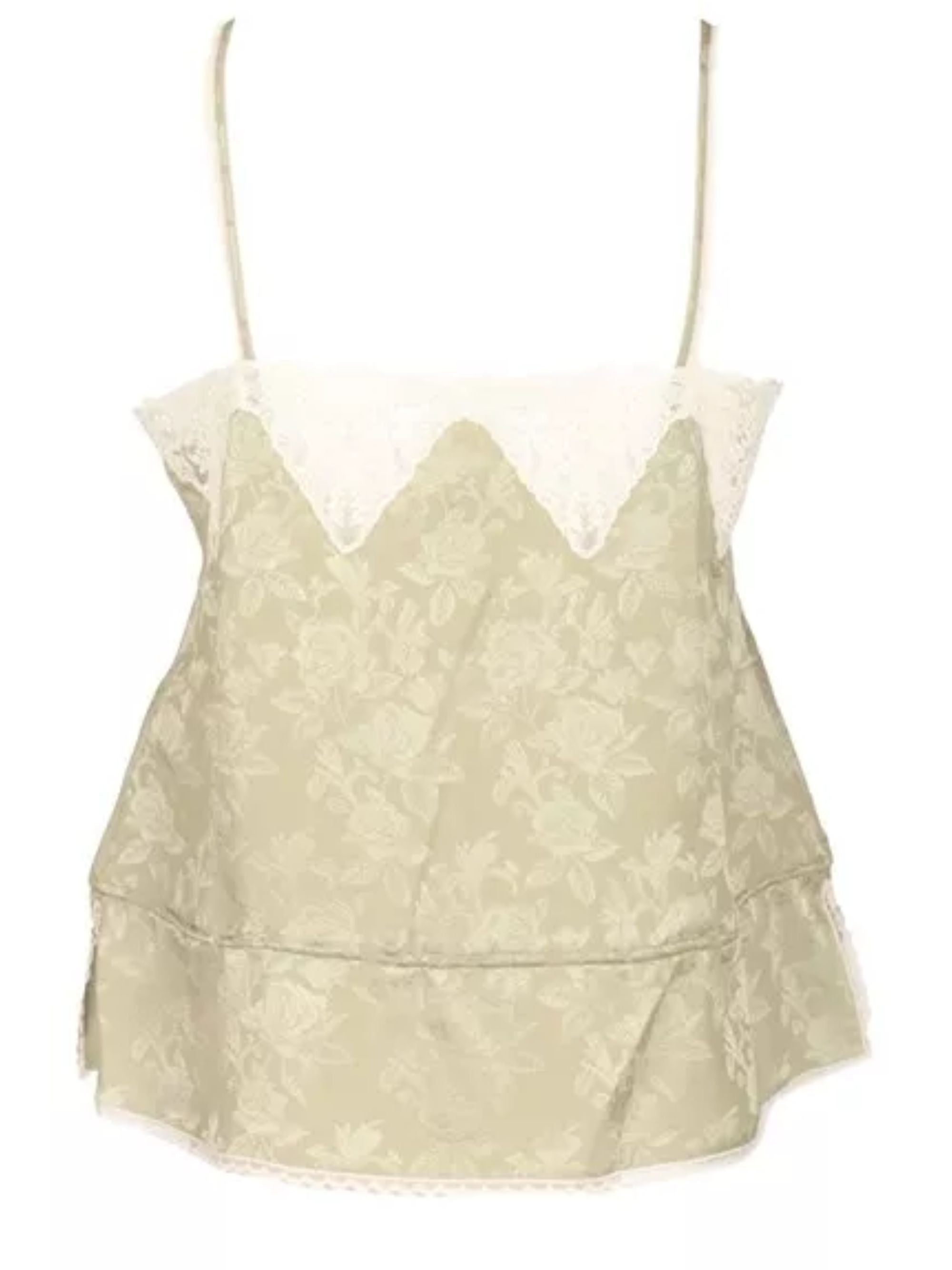Chloè Top Green Silk