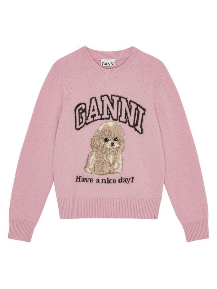 Ganni Sweaters Pink