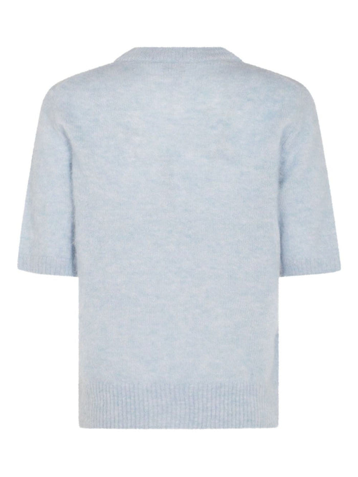 Ganni Sweaters Clear Blue