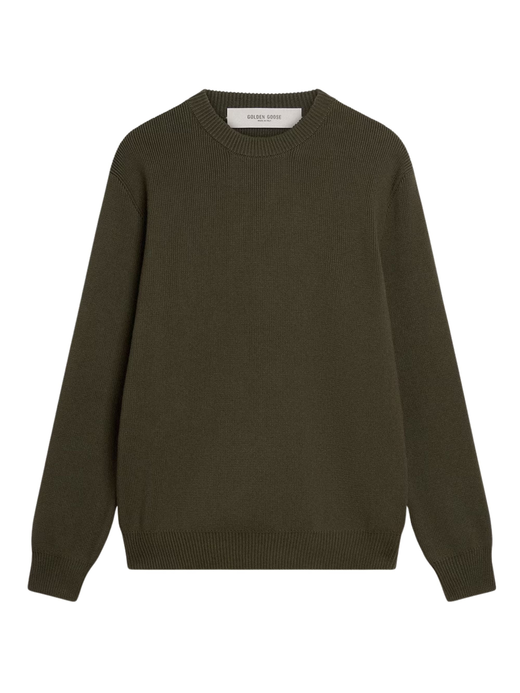 Golden Goose Sweaters Green Spandex Polyamide Cotton