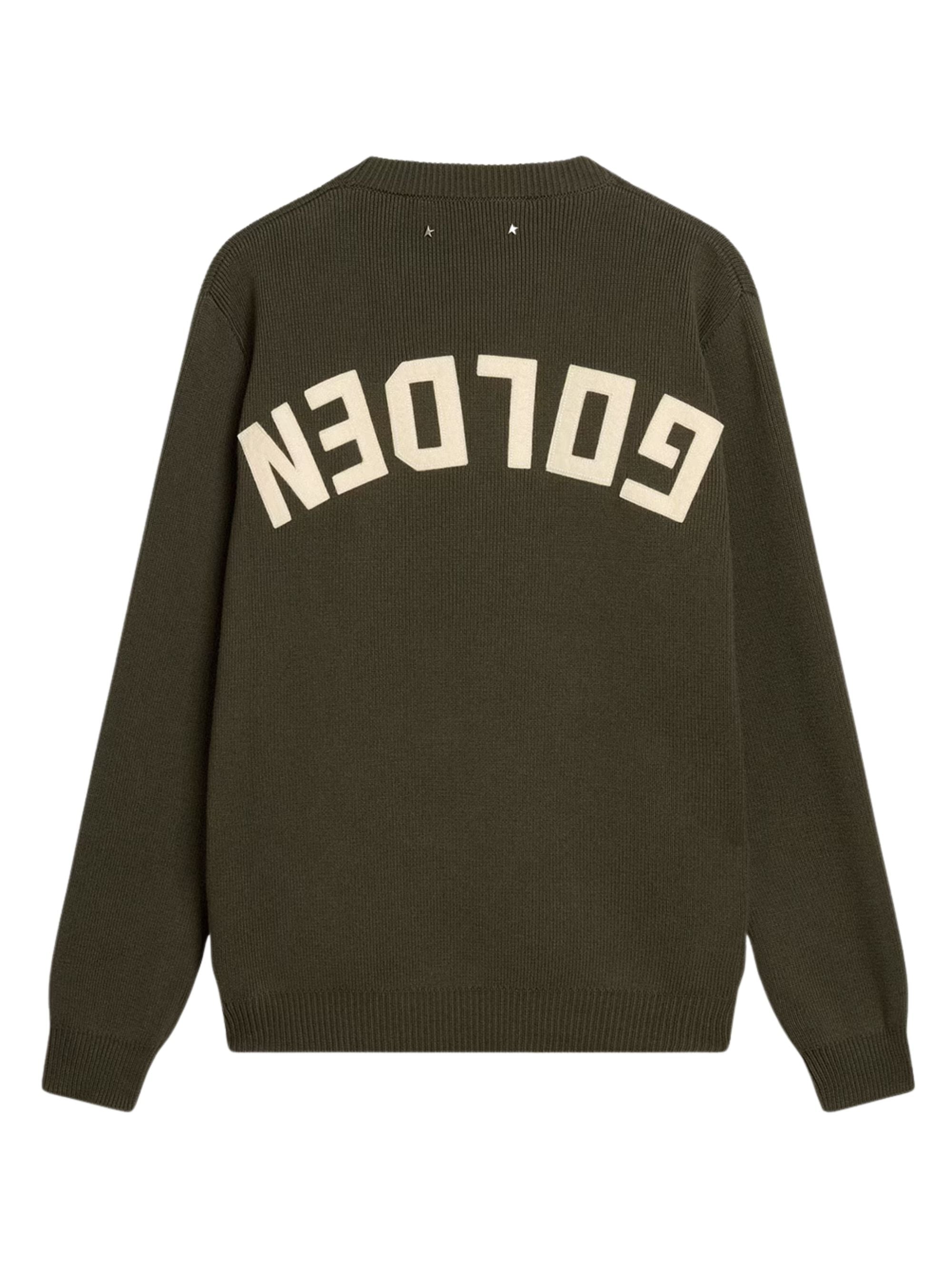 Golden Goose Sweaters Green Spandex Polyamide Cotton