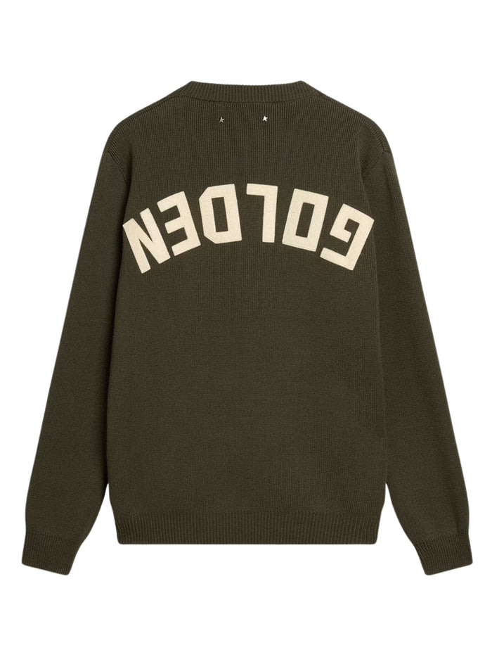 Golden Goose Sweaters Green Spandex Polyamide Cotton