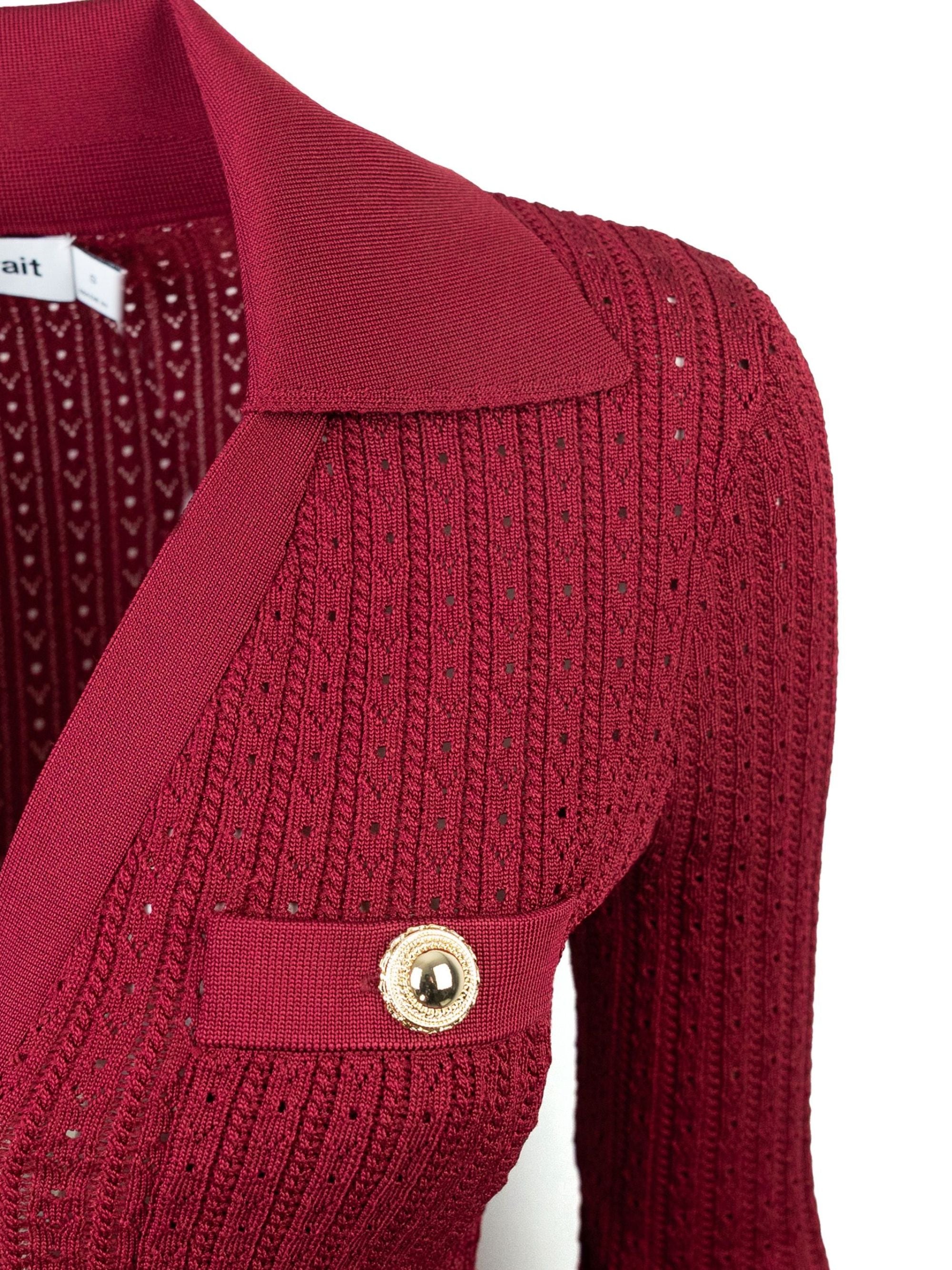 Self Portrait Dresses Bordeaux Vis Pes Pa Ea