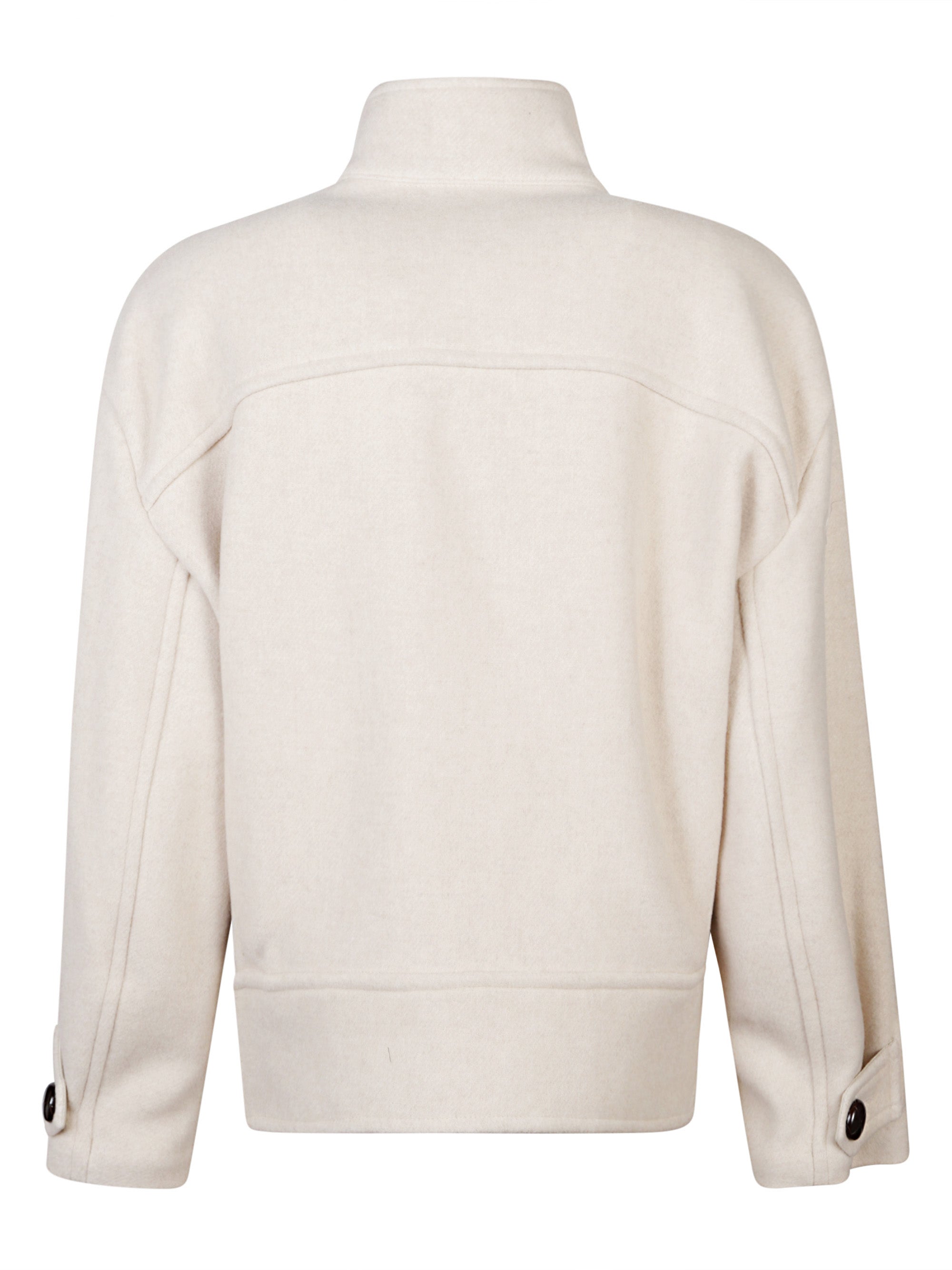 Marant Coats Beige Wool Polyamide