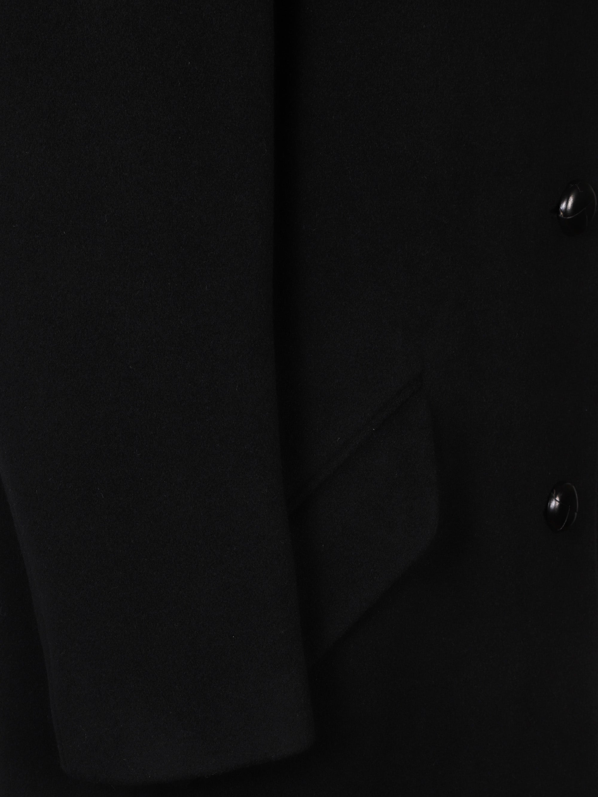 MARANT Coats Black Wool Polyamide