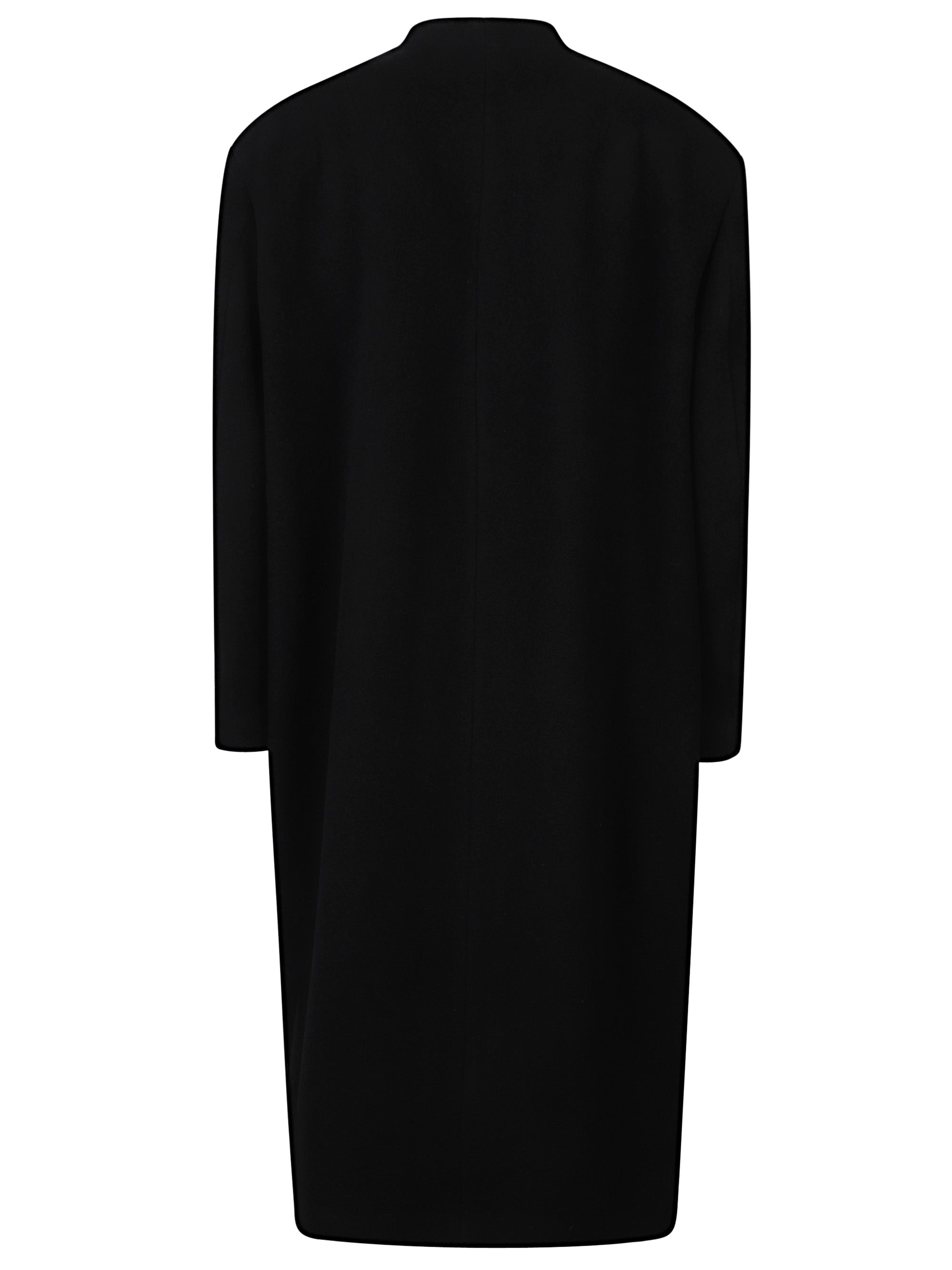 MARANT Coats Black Wool Polyamide