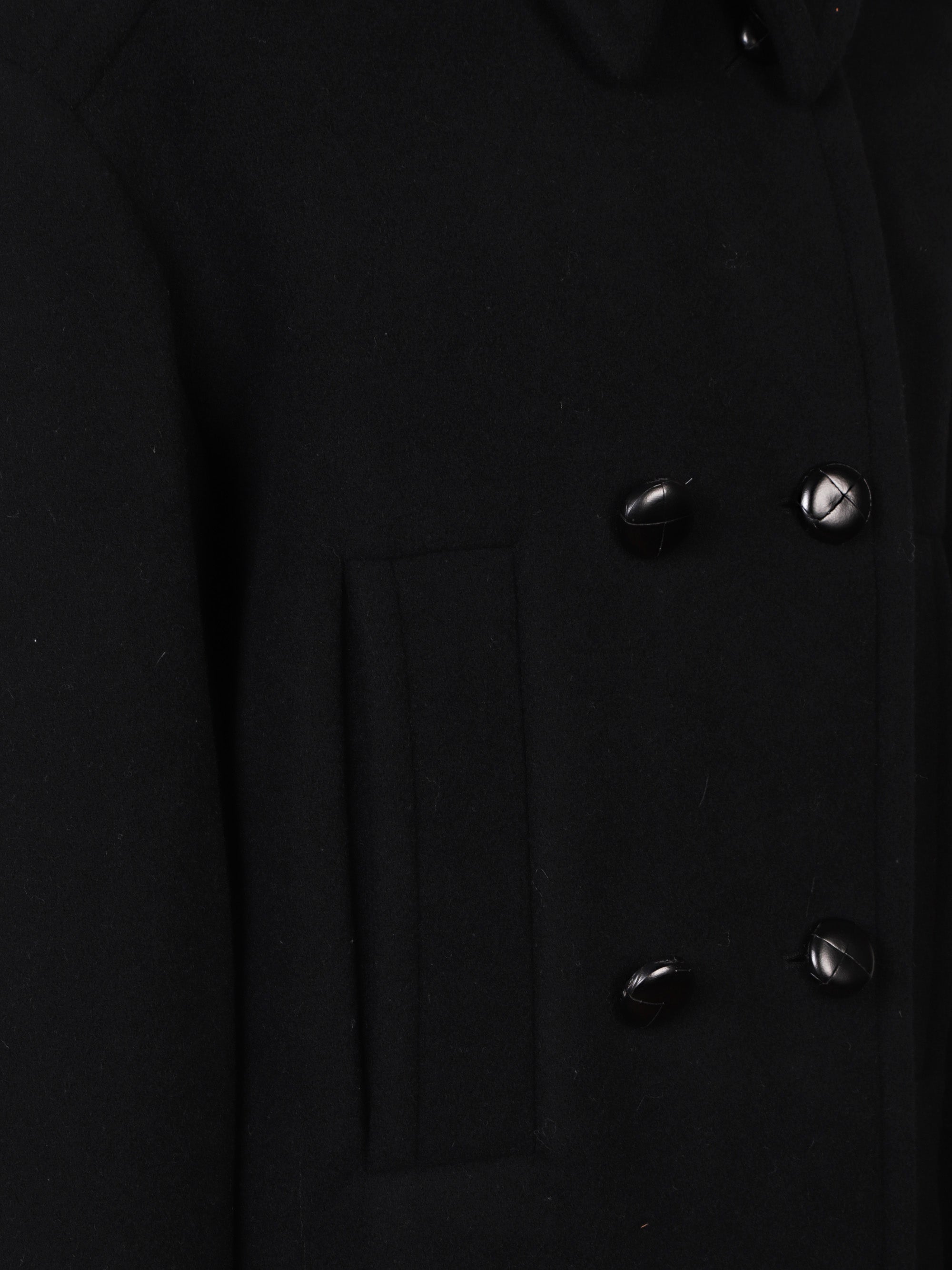Marant Coats Black Wool Polyamide