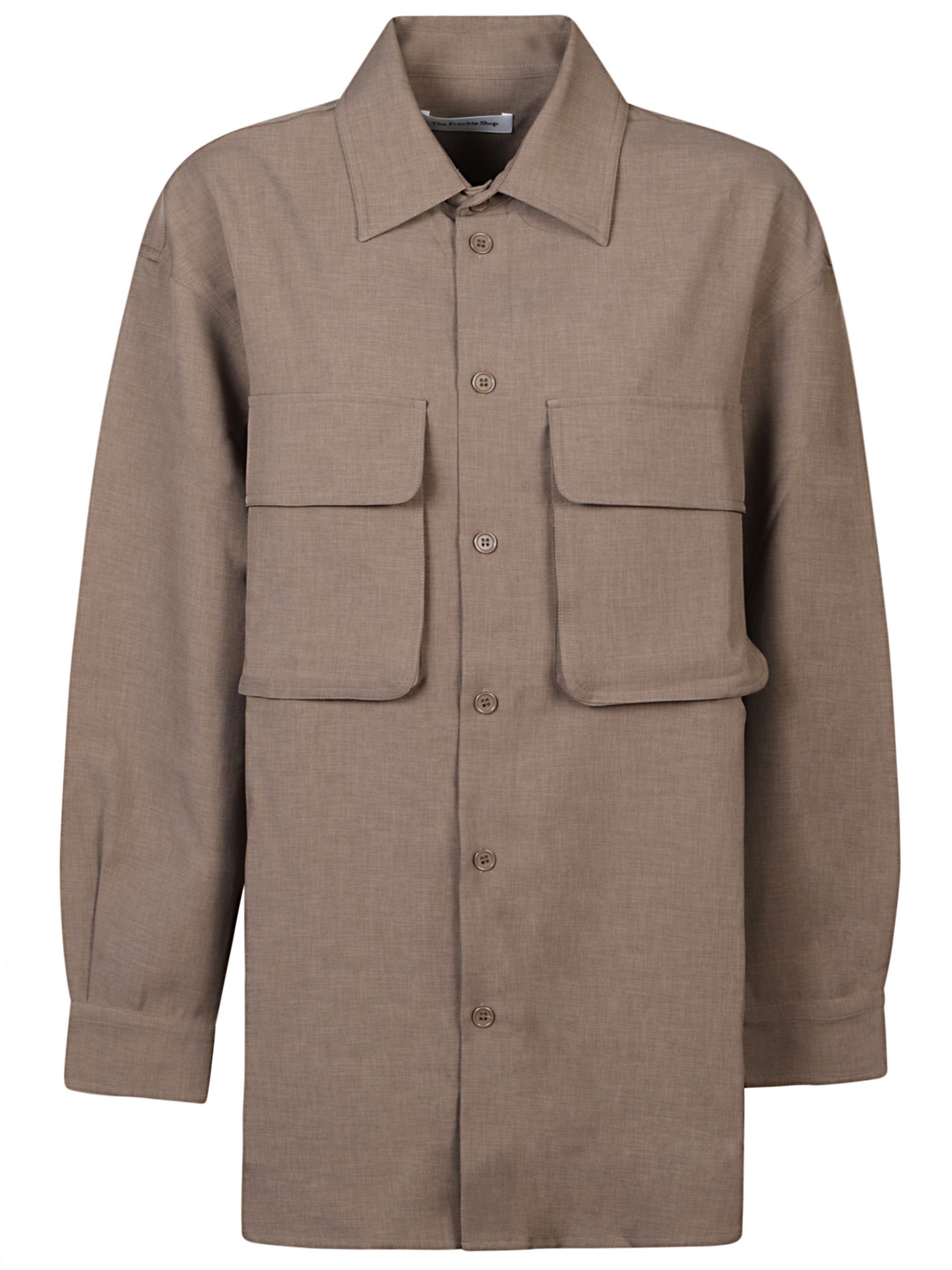 The Frankie Shop Shirts Beige Polyester