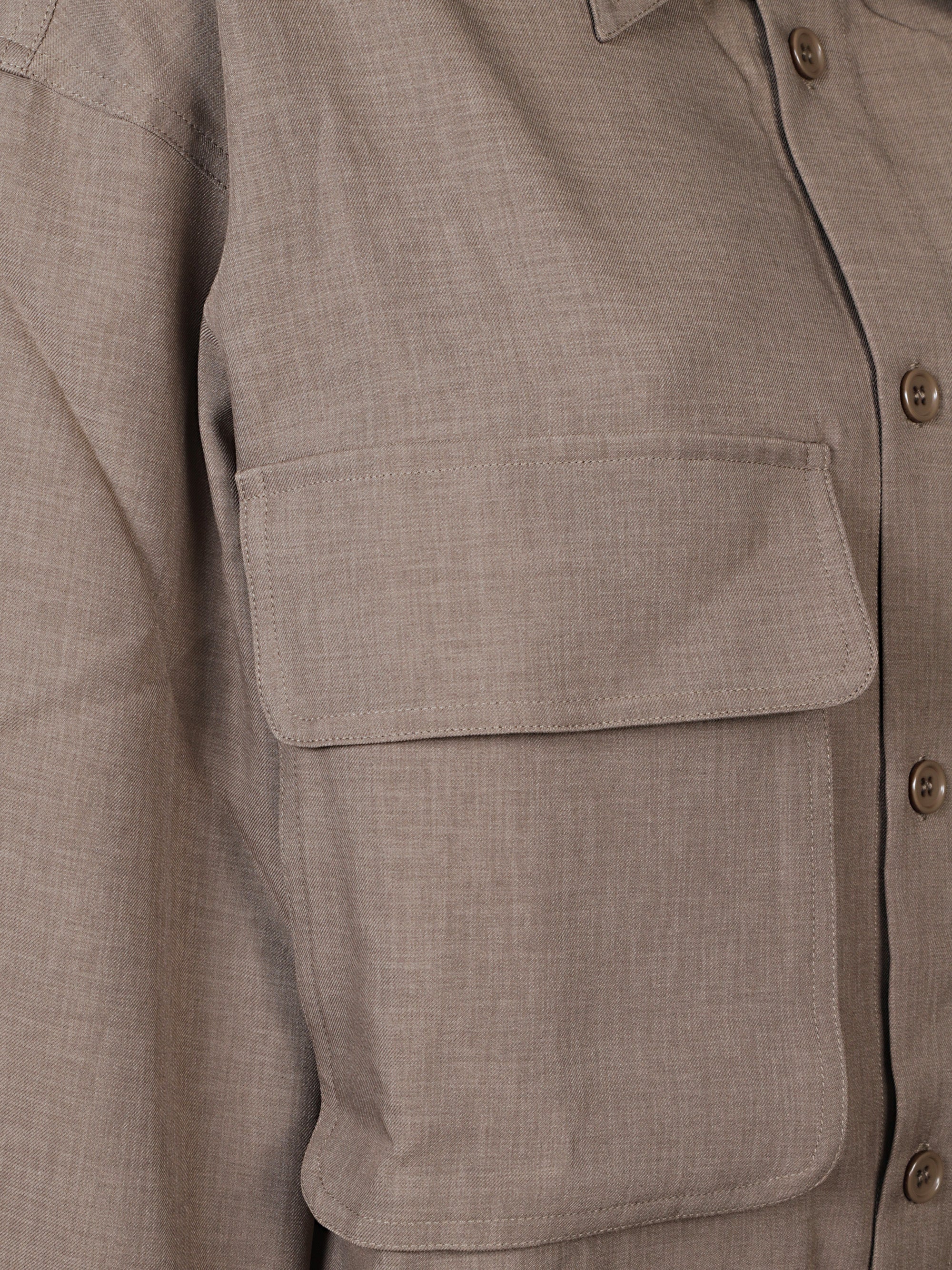 The Frankie Shop Shirts Beige Polyester