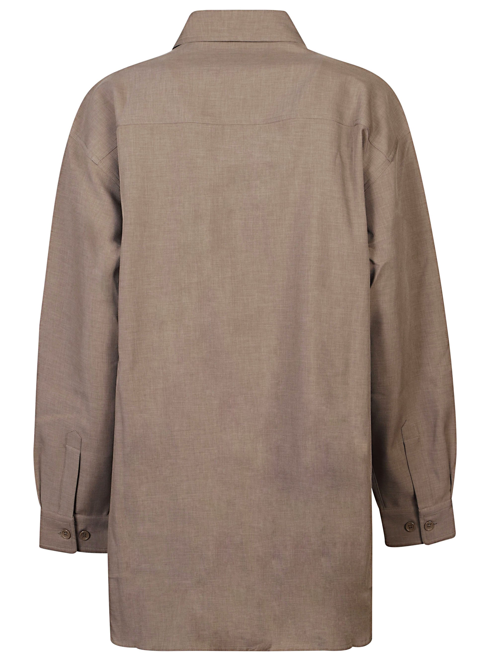 The Frankie Shop Shirts Beige Polyester