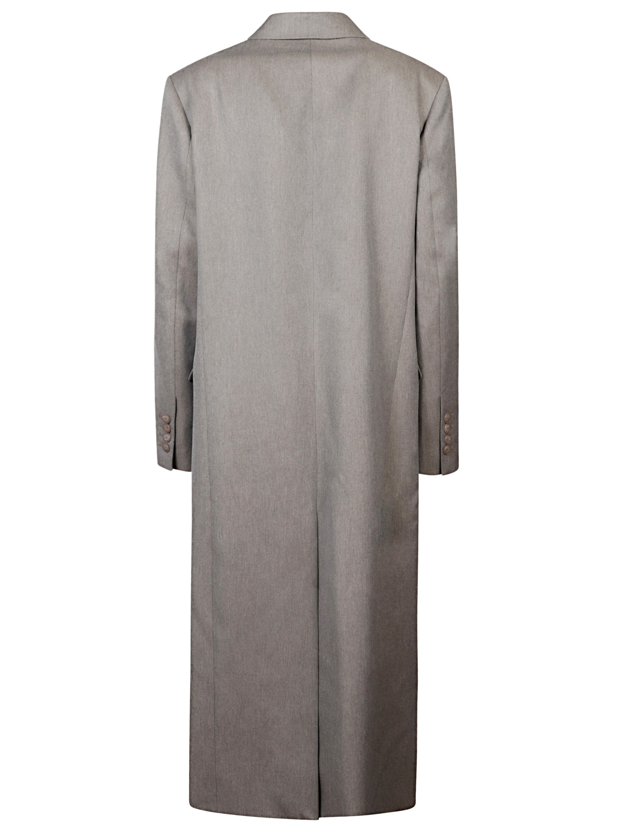 The Frankie Shop Coats Grey Viscose Polyester Wool