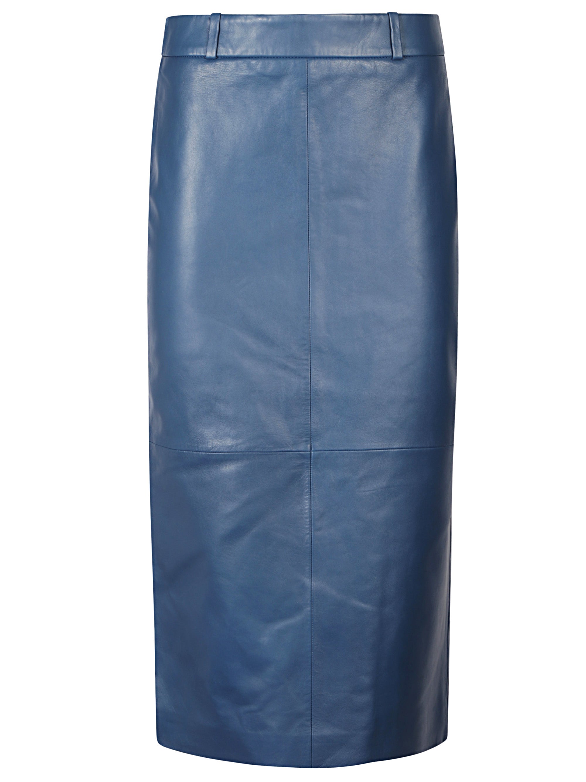 The Frankie Shop Skirts Blue Lamb Leather
